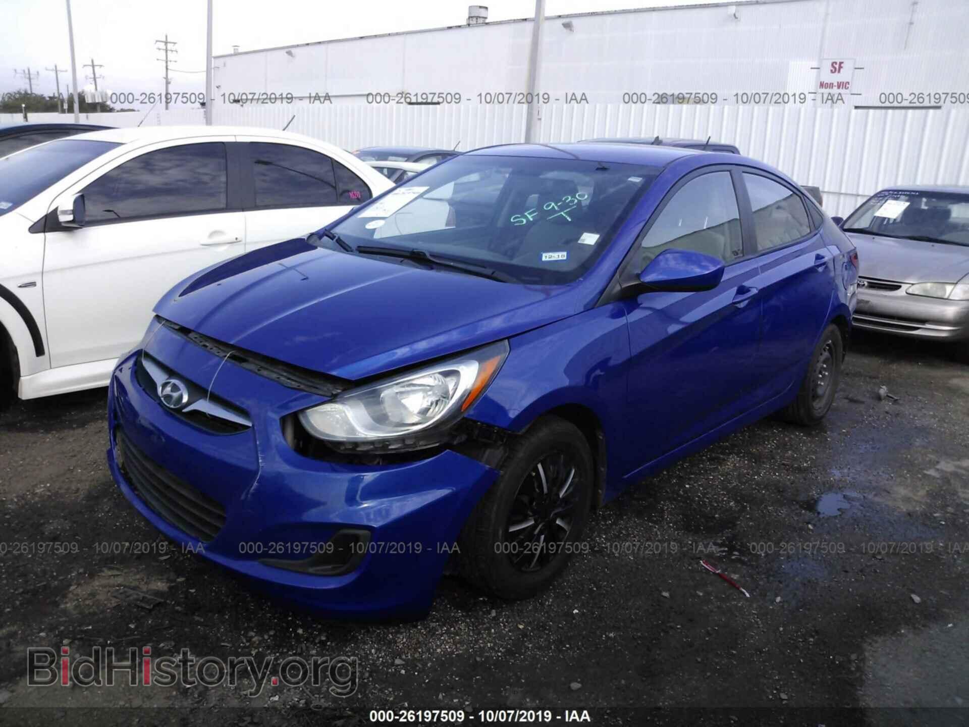 2012 HYUNDAI ACCENT - VIN: KMHCT4AE3CU163837 - Фото 2