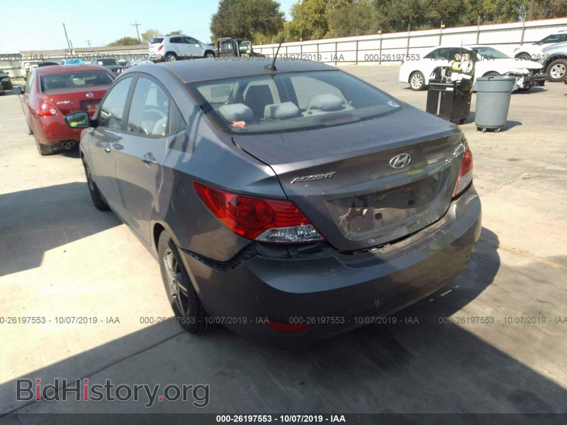 2014 HYUNDAI ACCENT - VIN: KMHCT4AE6EU691407 - Фото 3