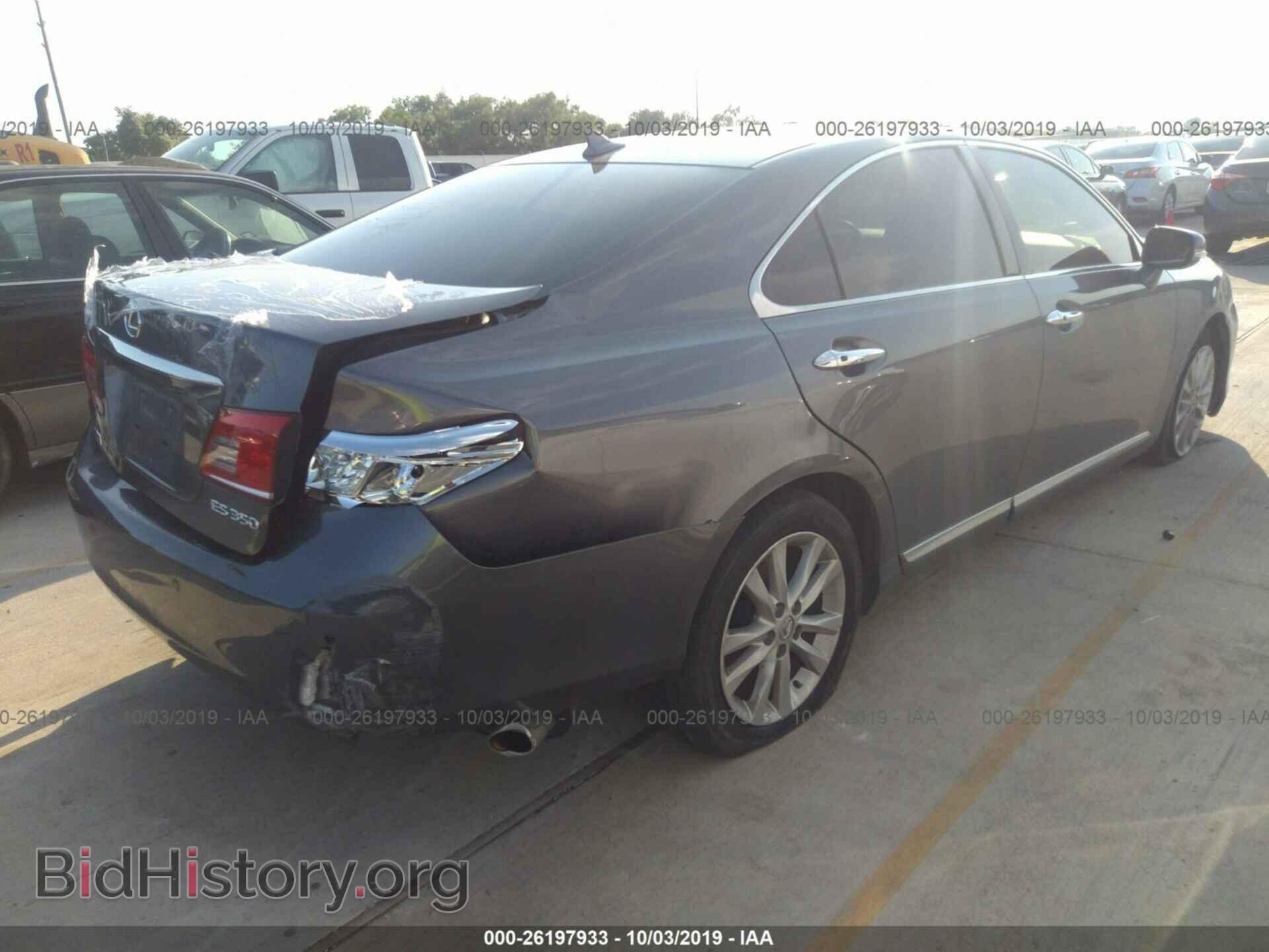 2012 LEXUS ES - VIN: JTHBK1EG2C2496781 - Photo 4