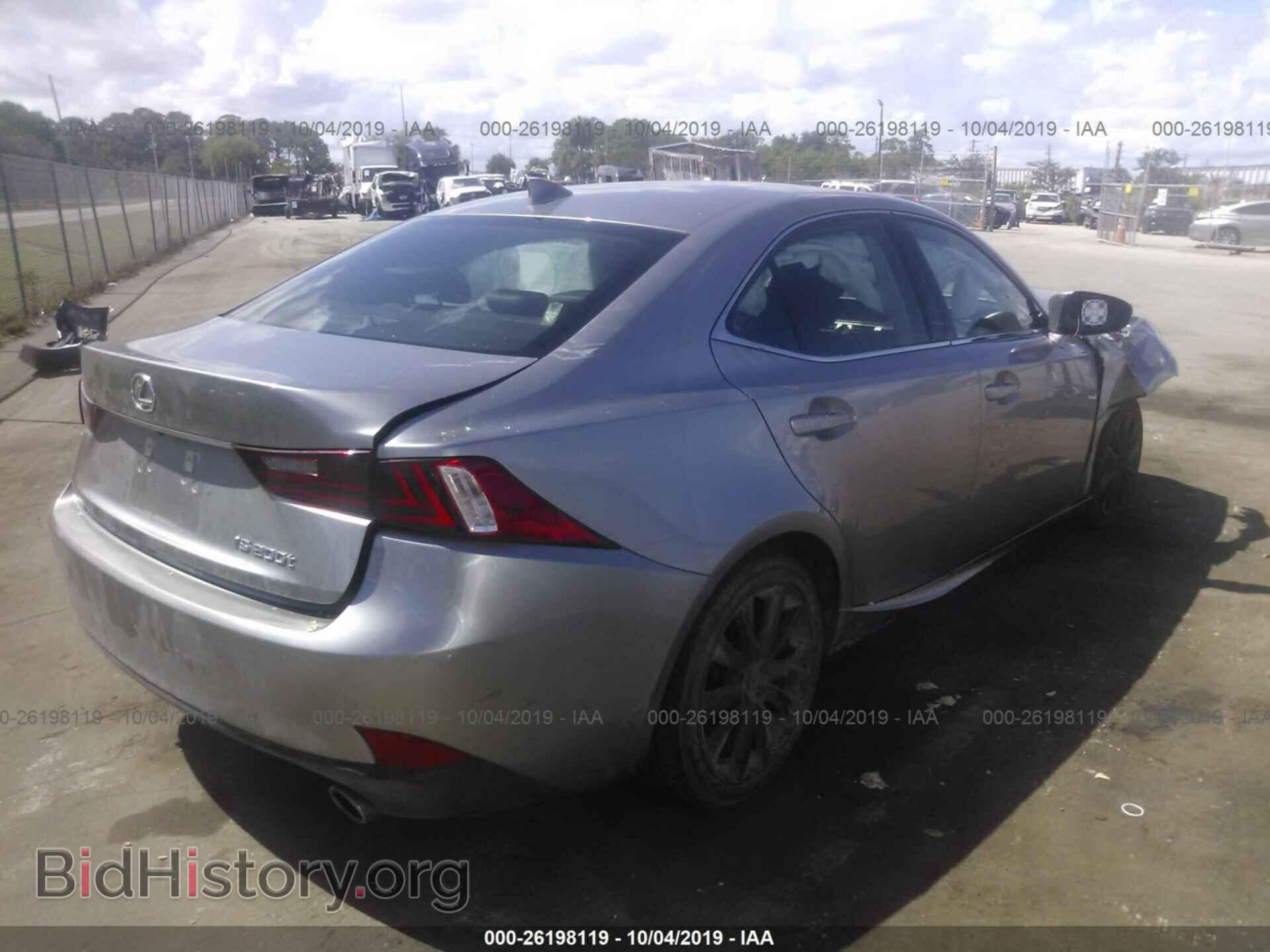 2016 LEXUS IS - VIN: JTHBA1D27G5026632 - Фото 4