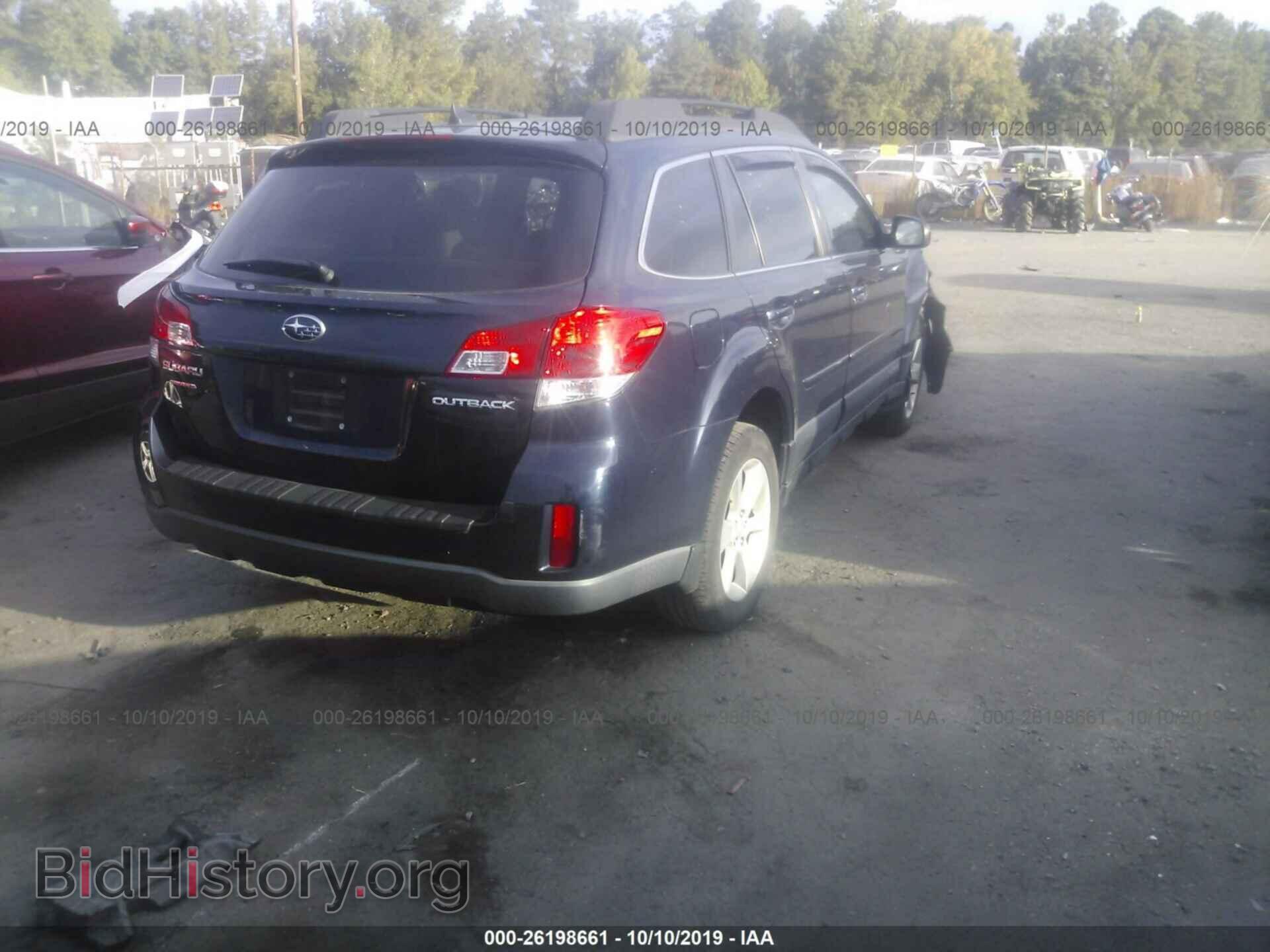2014 SUBARU OUTBACK - VIN: 4S4BRCDC7E3243973 - Фото 4