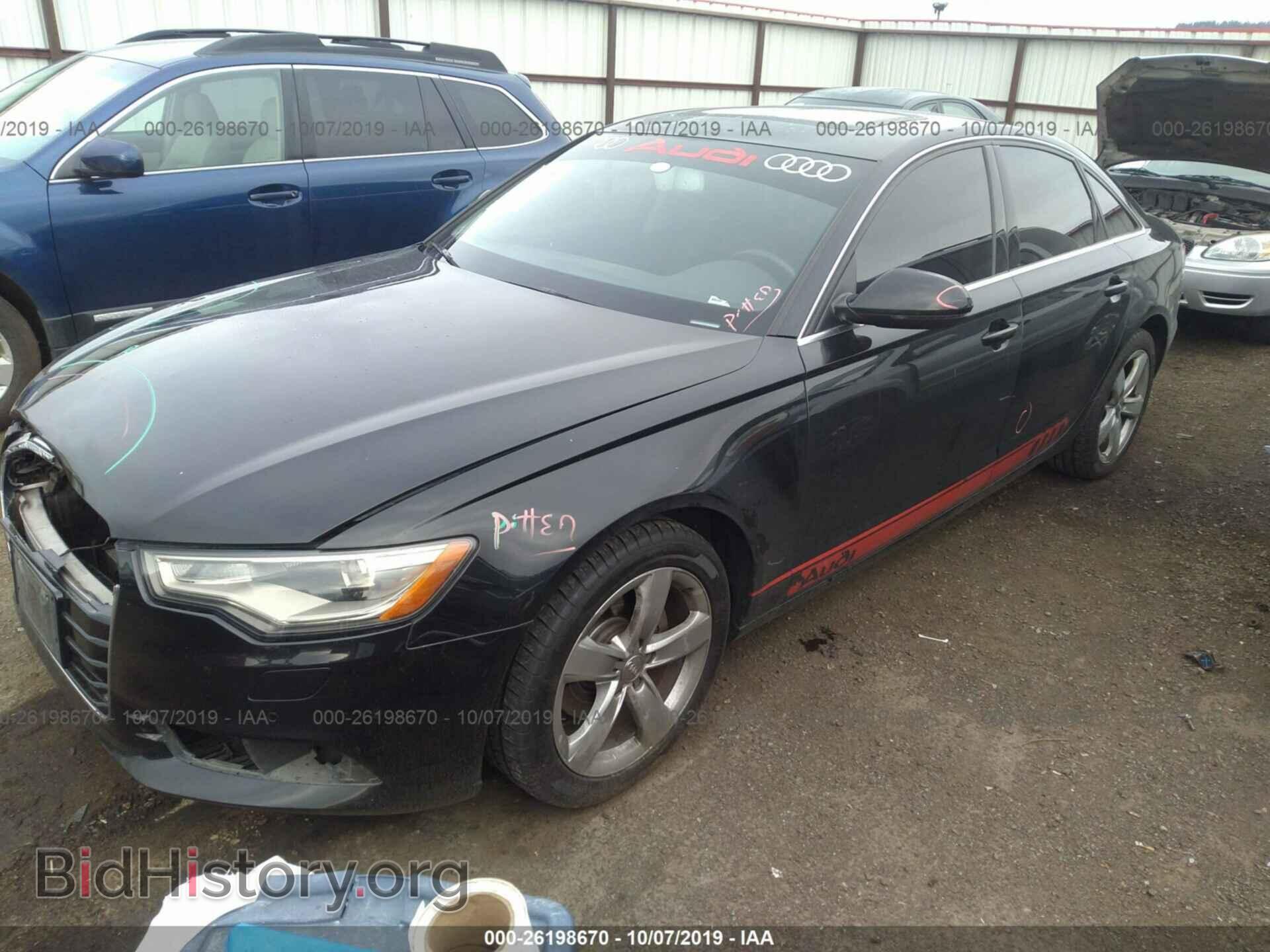 2012 AUDI A6 - VIN: WAUDFAFC0CN154705 - Photo 2