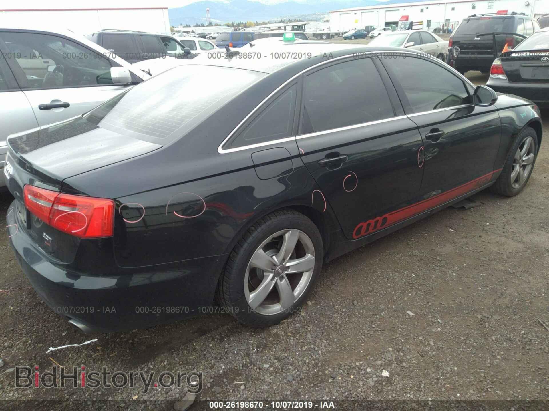 2012 AUDI A6 - VIN: WAUDFAFC0CN154705 - Photo 4