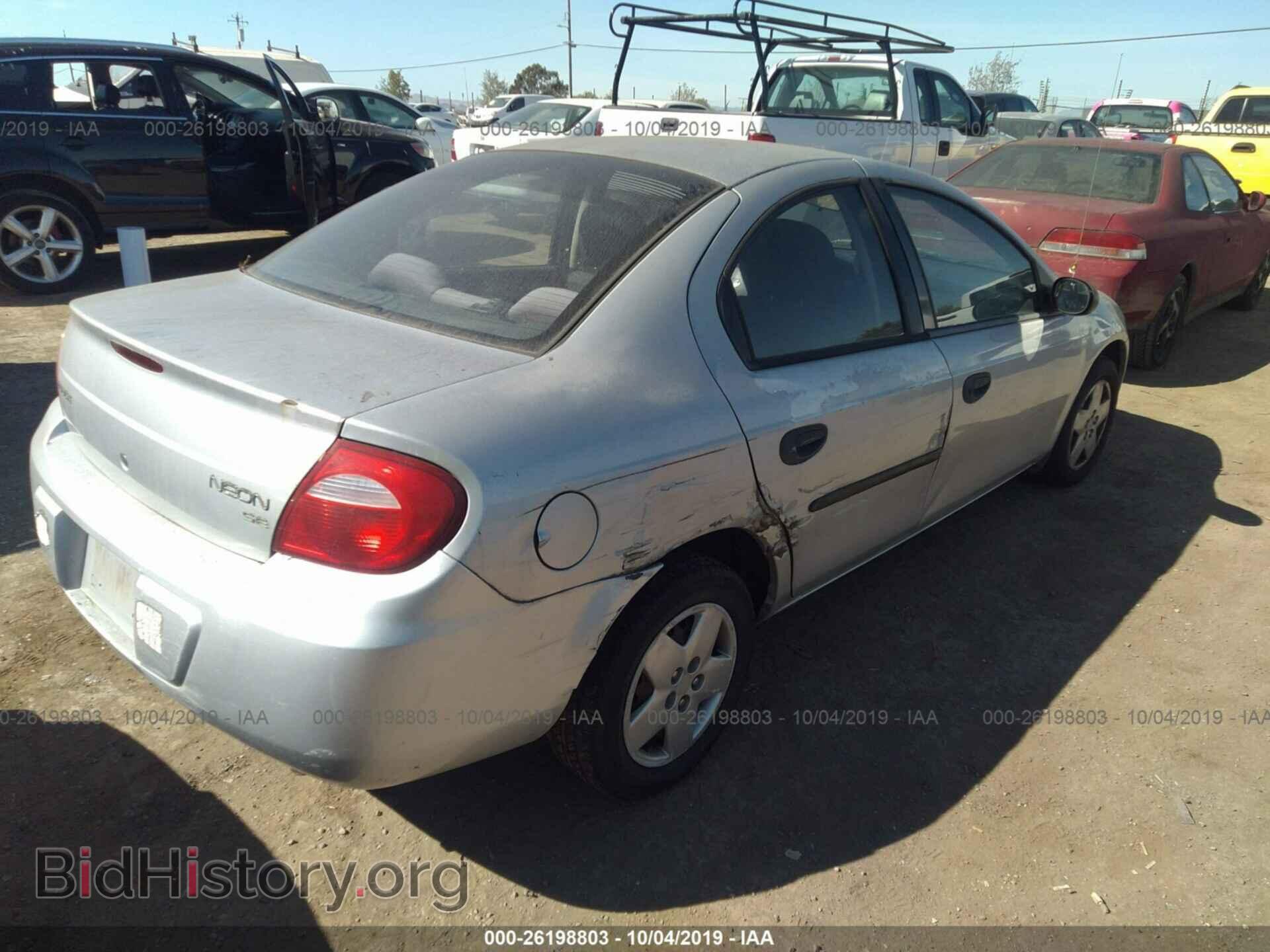 2003 DODGE NEON - VIN: 1B3ES26C33D169957 - Фото 4