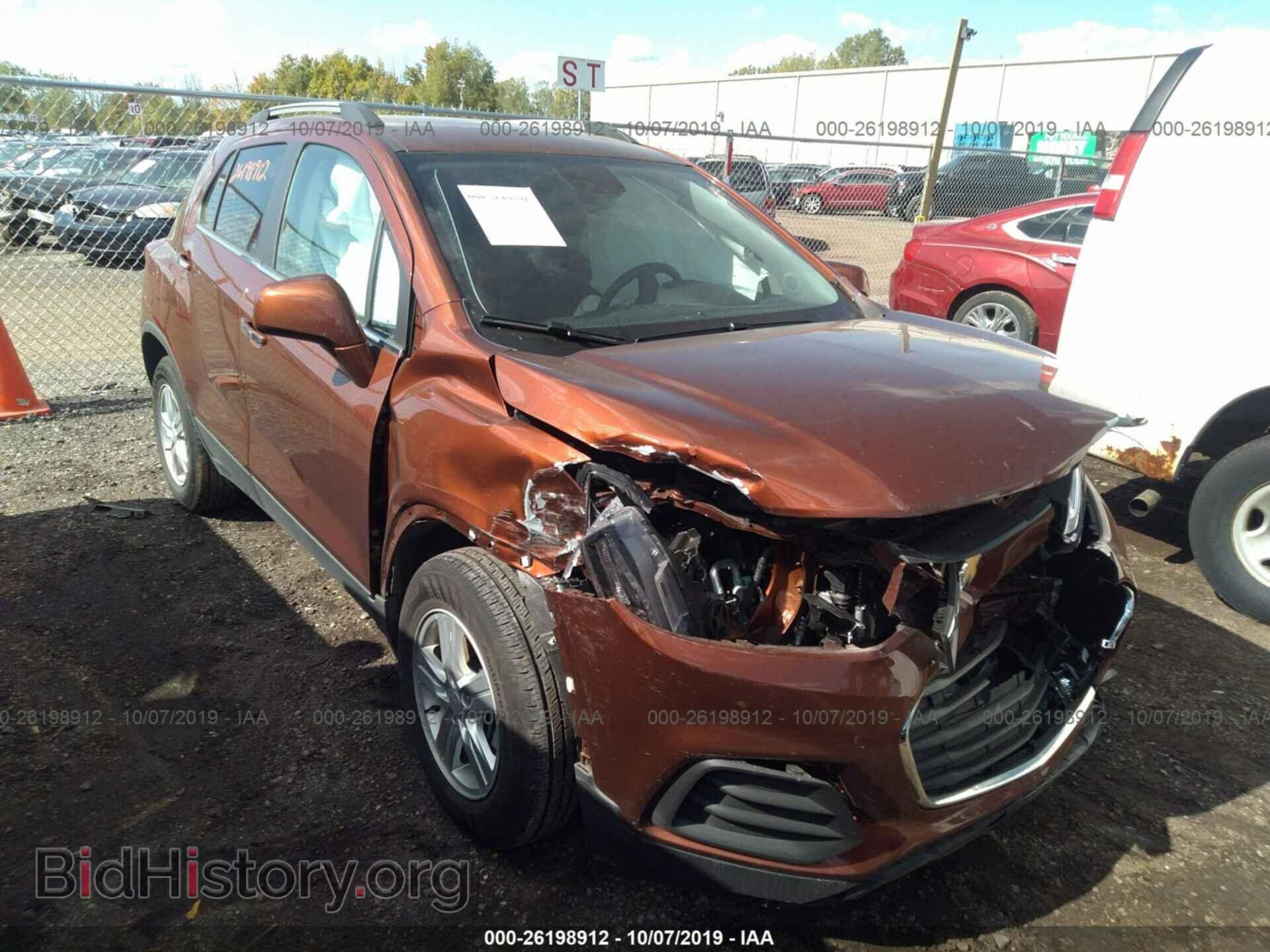 Фотография 3GNCJLSB3KL235340 - CHEVROLET TRAX 2019