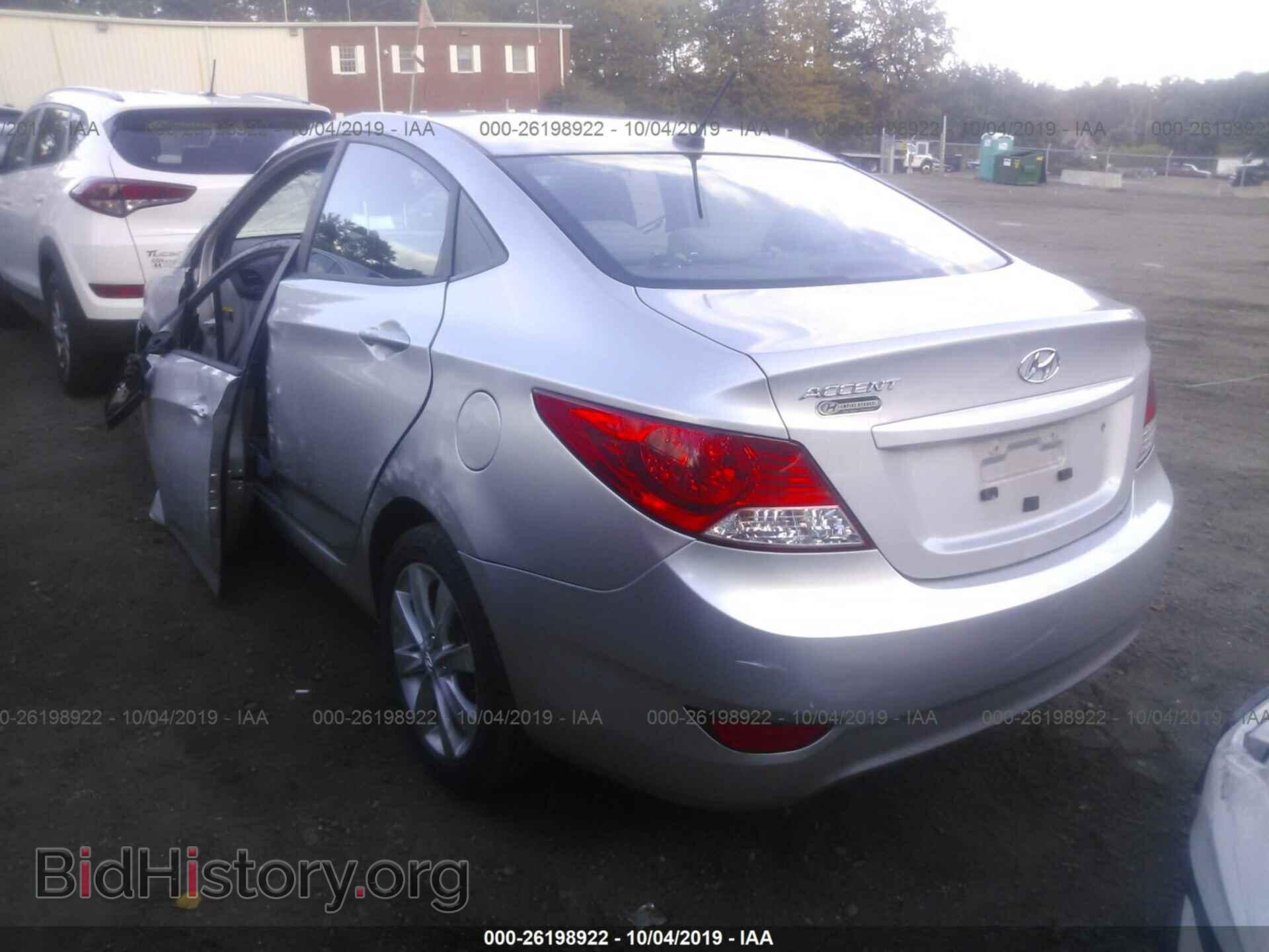 2012 HYUNDAI ACCENT - VIN: KMHCU4AE0CU110557 - Фото 3