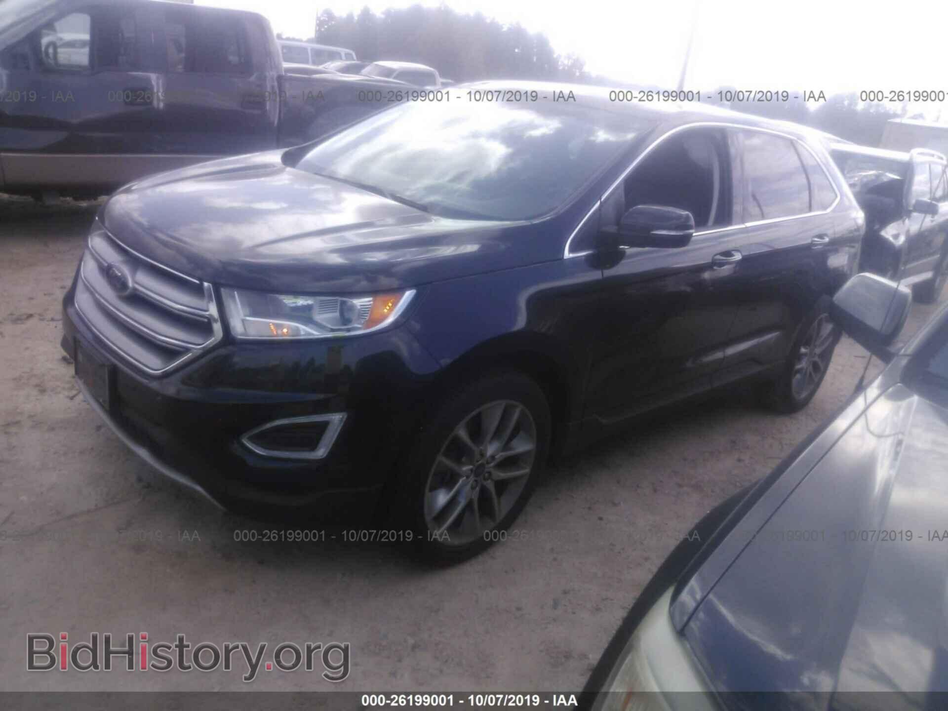 2015 FORD EDGE - VIN: 2FMTK4K84FBB78921 - Фото 2