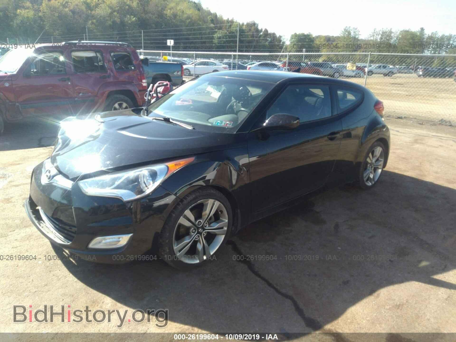 2012 HYUNDAI VELOSTER - VIN: KMHTC6ADXCU079680 - Фото 2