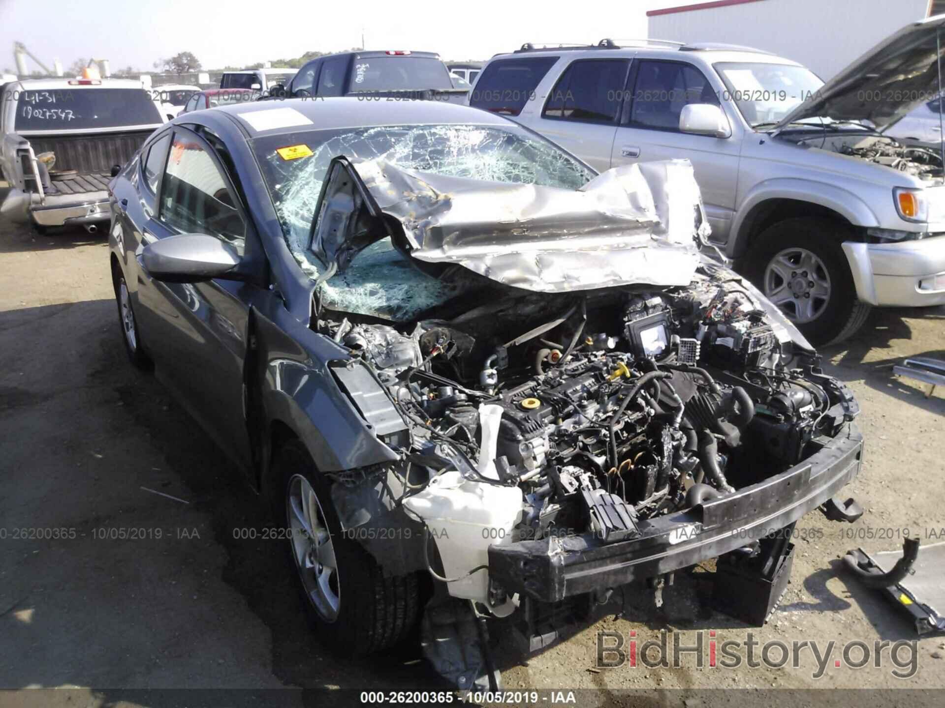 Photo 5NPDH4AE0EH496648 - HYUNDAI ELANTRA 2014