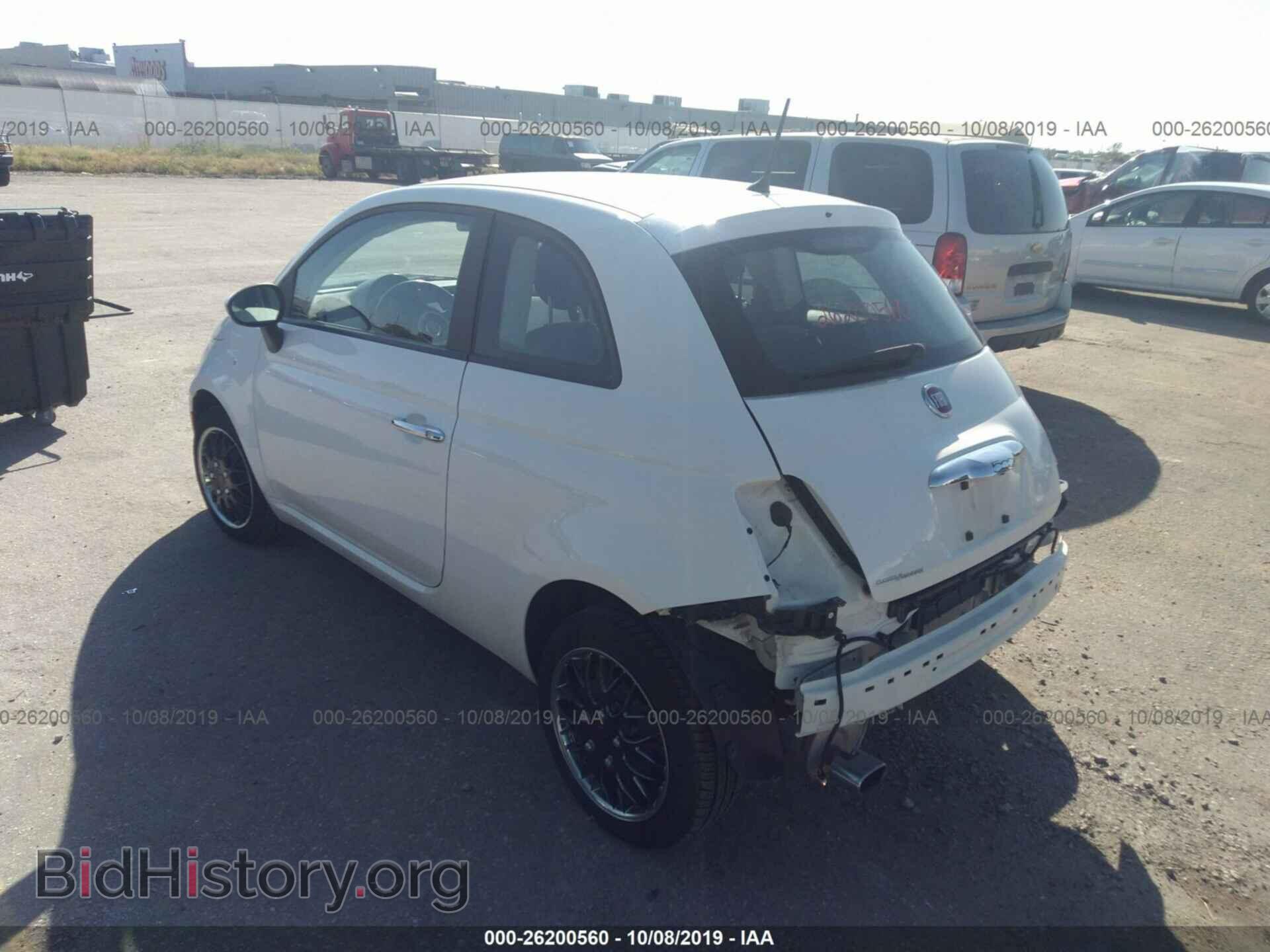 2012 FIAT 500 - VIN: 3C3CFFAR3CT362380 - Фото 3