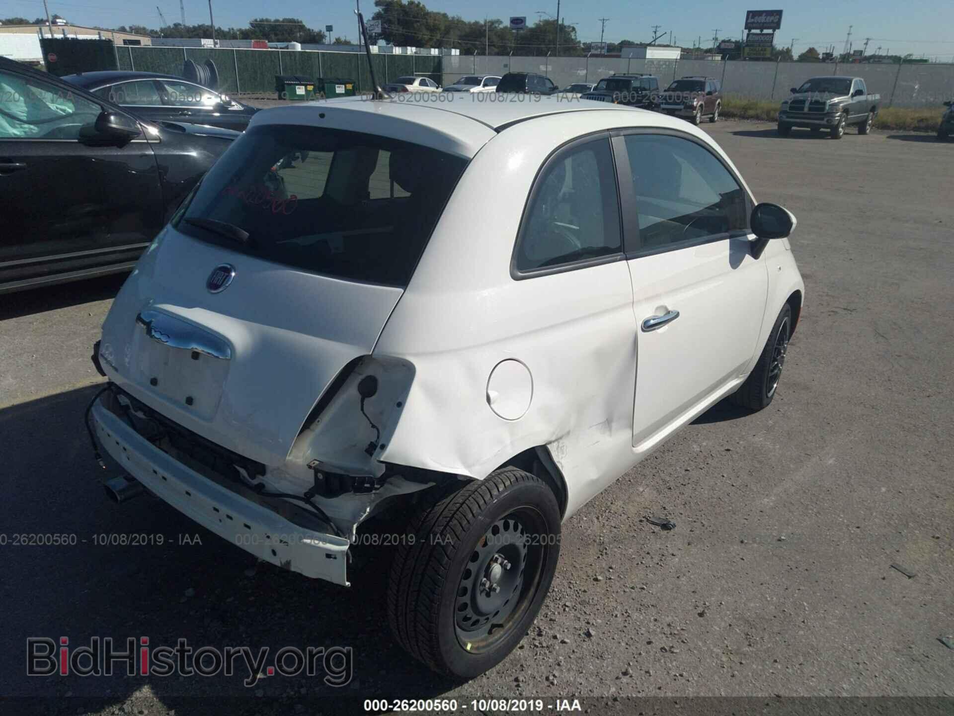 2012 FIAT 500 - VIN: 3C3CFFAR3CT362380 - Фото 4