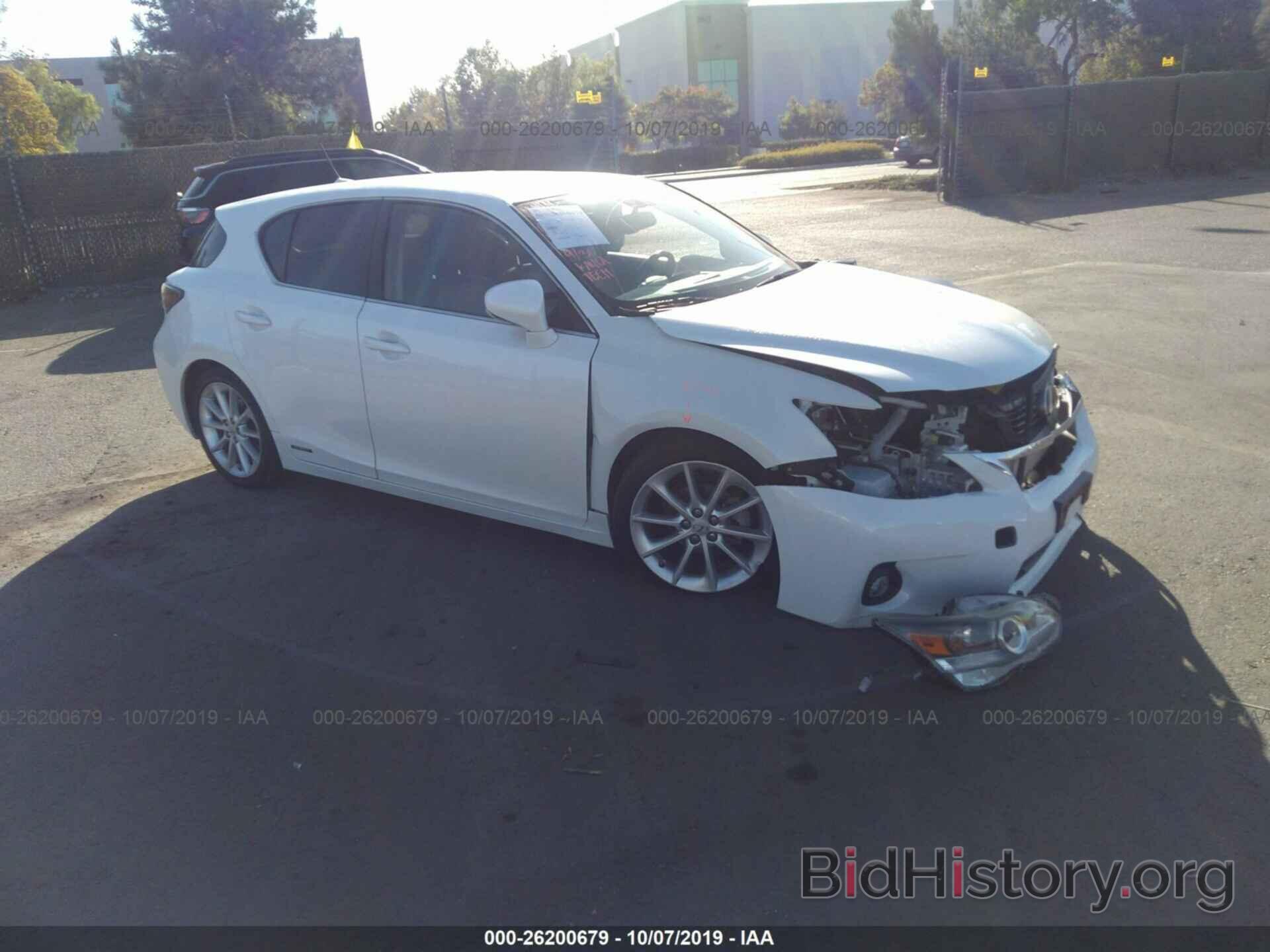 Фотография JTHKD5BH4C2056348 - LEXUS CT 2012