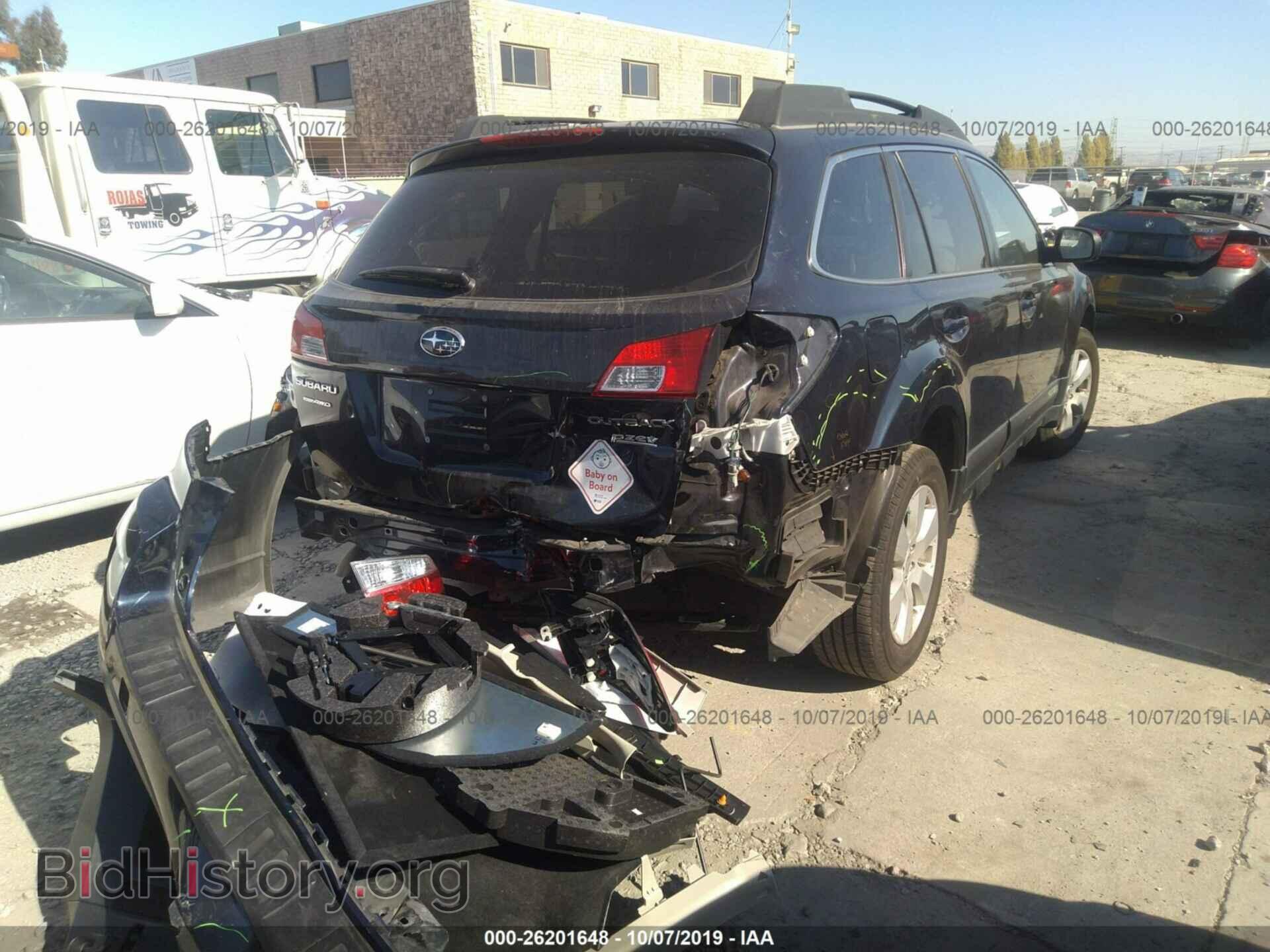 2012 SUBARU OUTBACK - VIN: 4S4BRBCC0C3225307 - Фото 4
