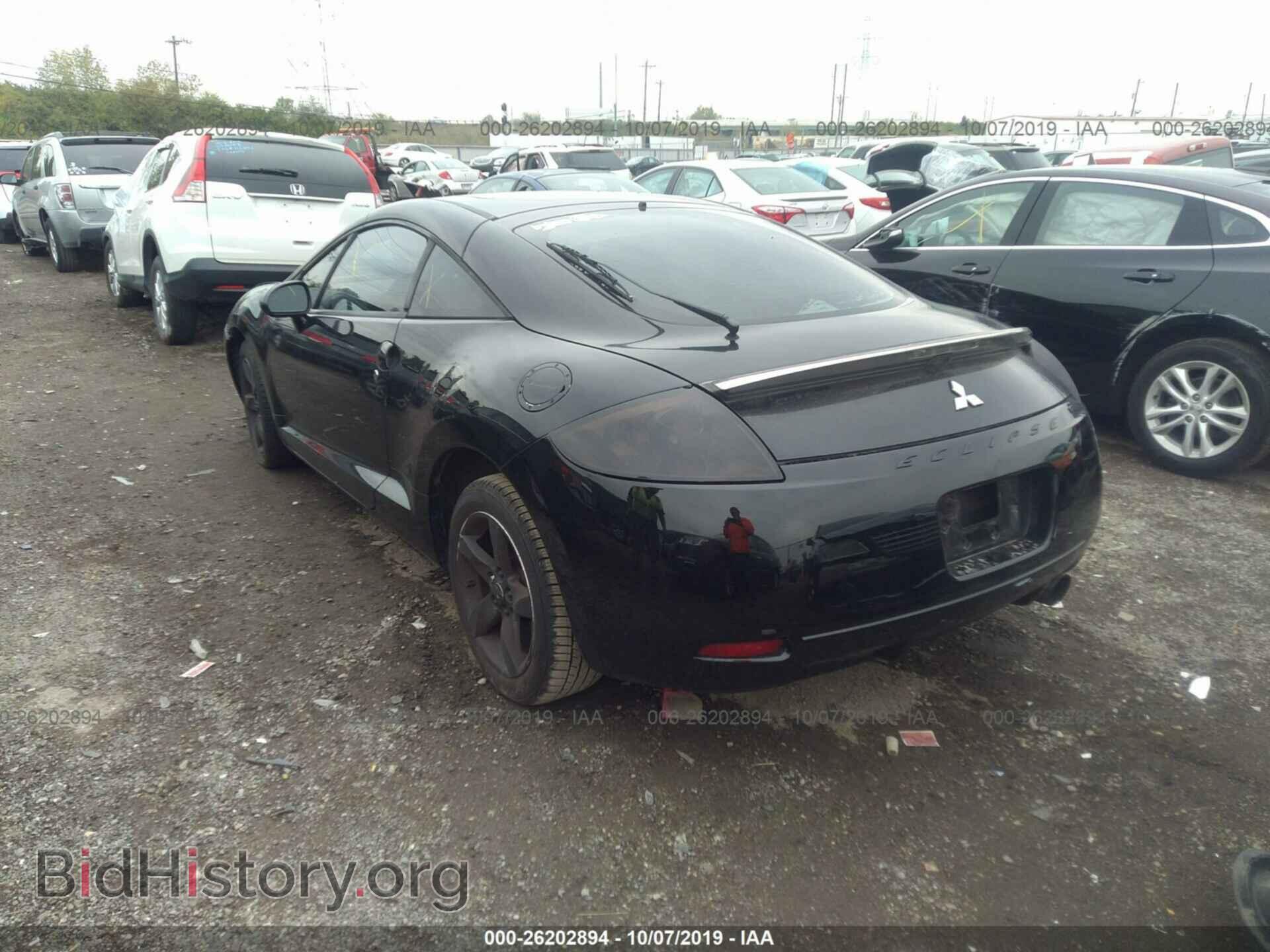 2007 MITSUBISHI ECLIPSE - VIN: 4A3AK34T57E012644 - Фото 3