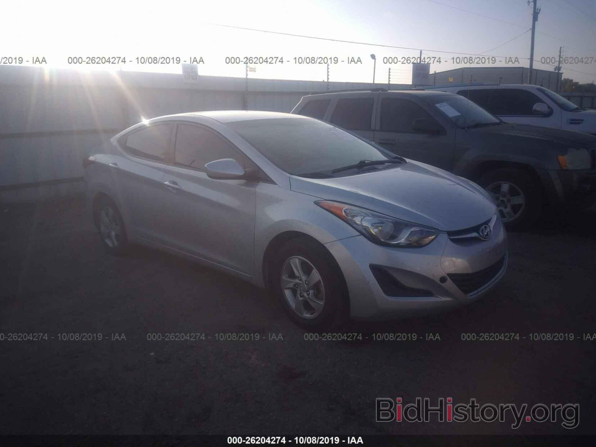 Photo 5NPDH4AE0EH496312 - HYUNDAI ELANTRA 2014