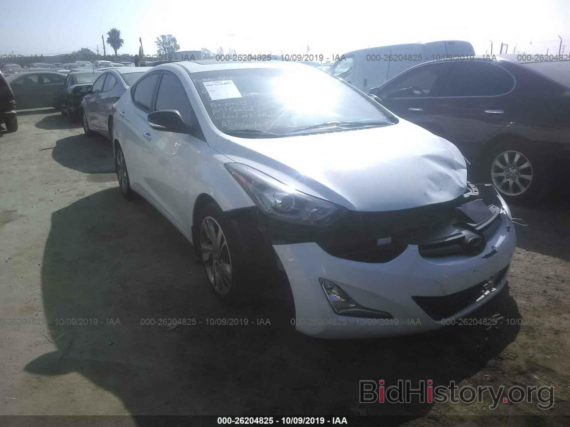 Photo 5NPDH4AE9EH523362 - HYUNDAI ELANTRA 2014