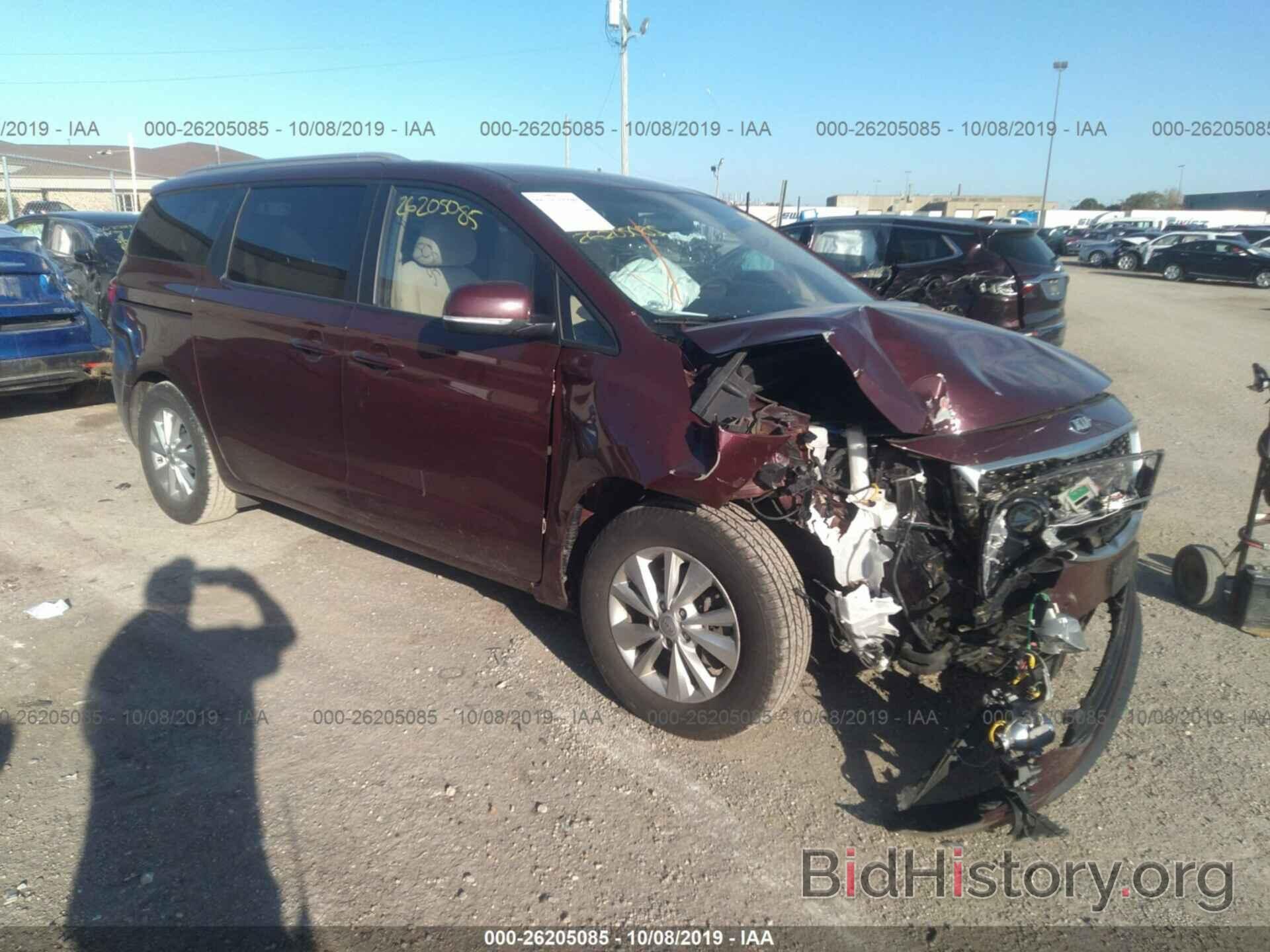 Photo KNDMB5C14G6094615 - KIA SEDONA 2016