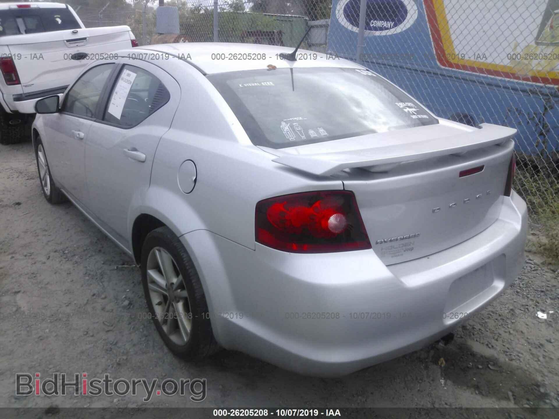 2012 DODGE AVENGER - VIN: 1C3CDZEG2CN123306 - Фото 3