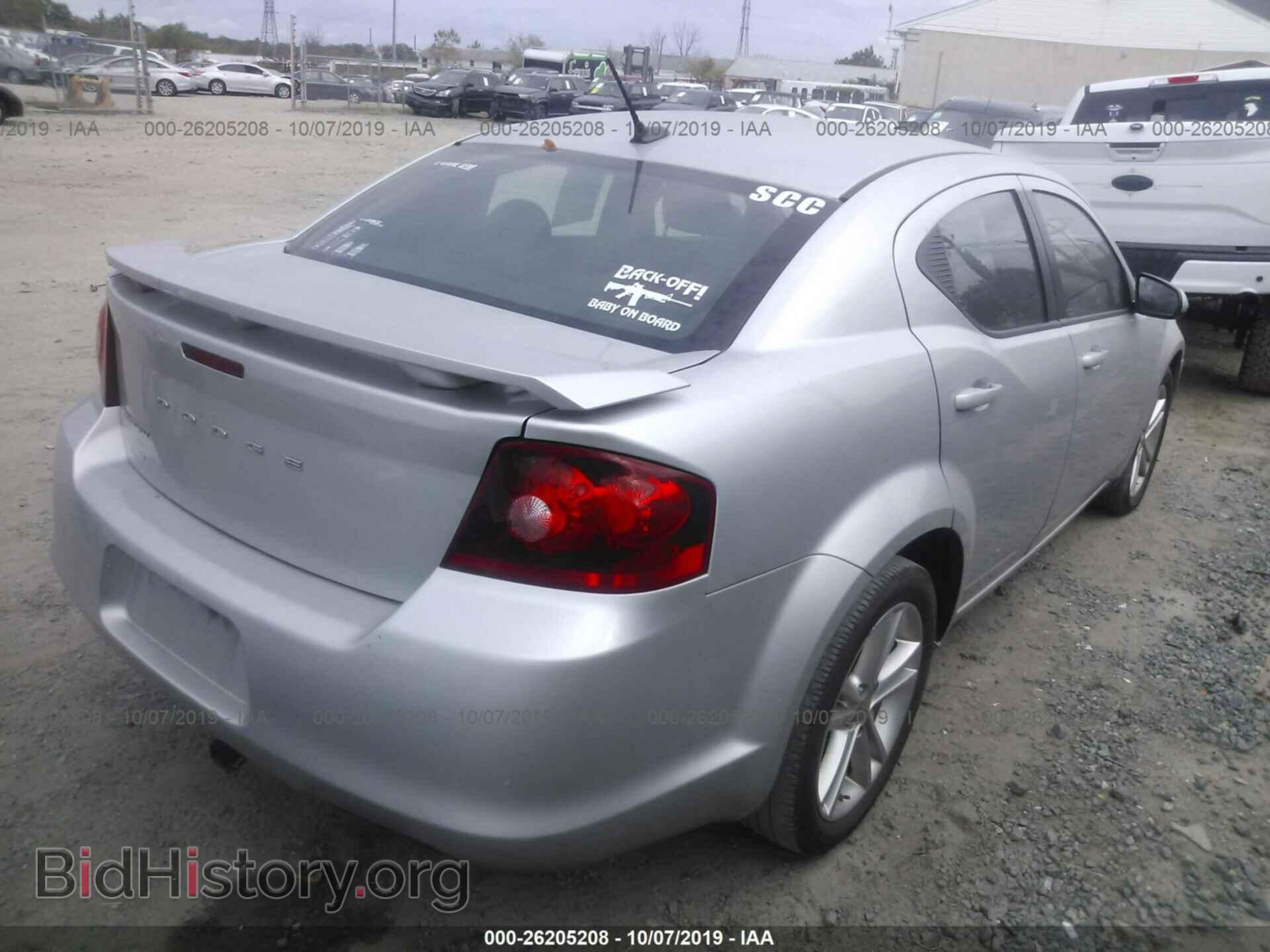 2012 DODGE AVENGER - VIN: 1C3CDZEG2CN123306 - Фото 4