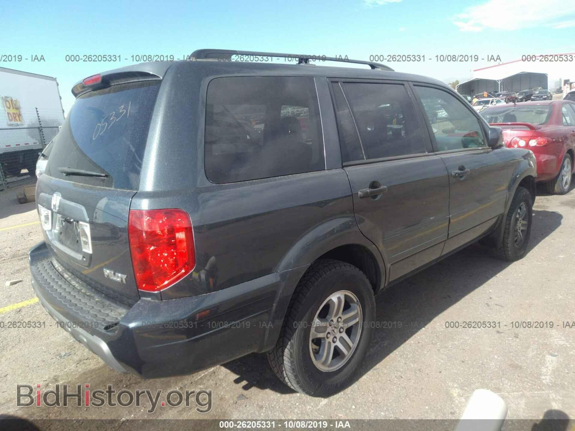 2005 HONDA PILOT - VIN: 2HKYF186X5H565785 - Фото 4
