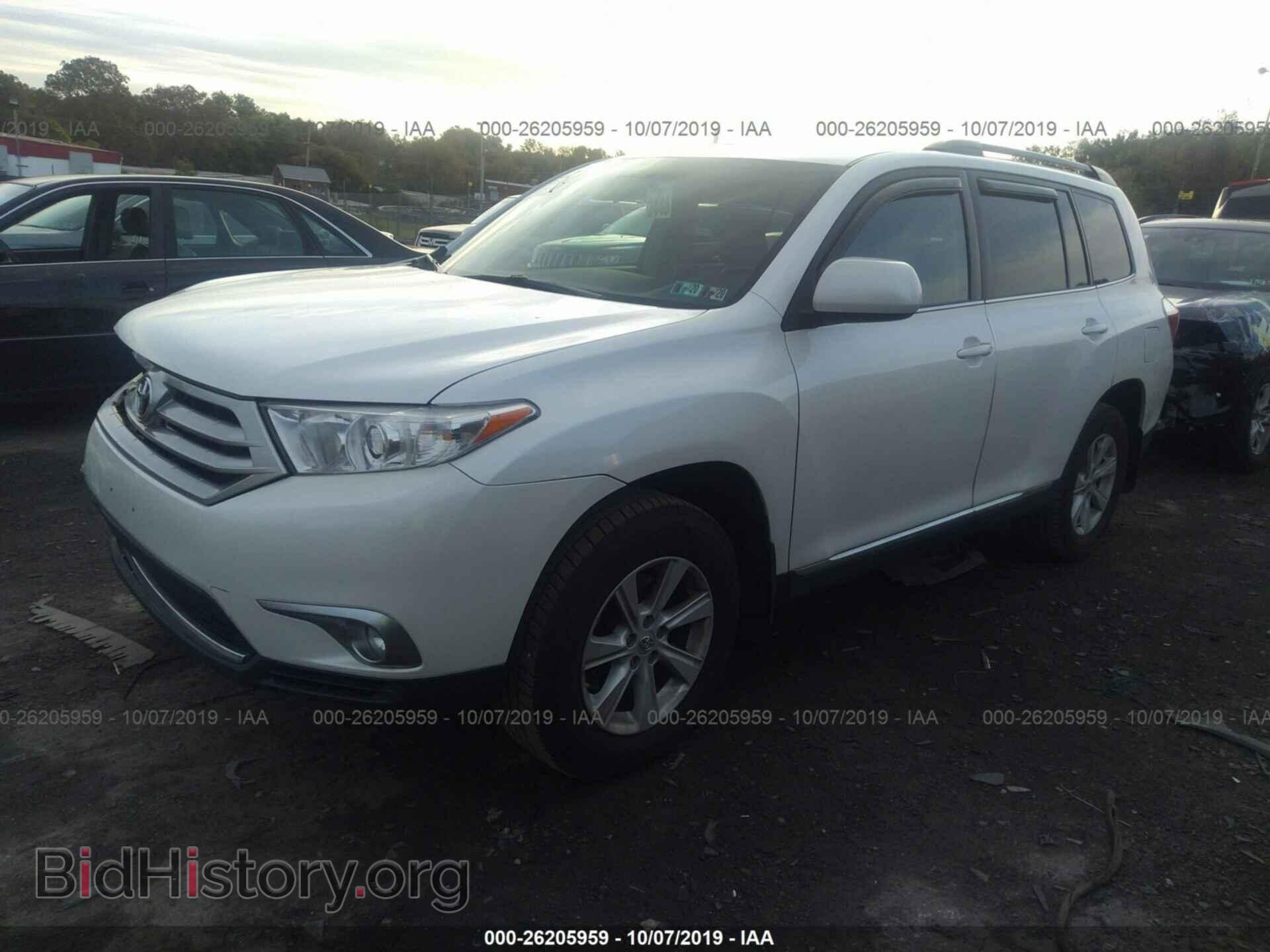 2012 TOYOTA HIGHLANDER - VIN: 5TDBK3EH2CS101478 - Фото 2