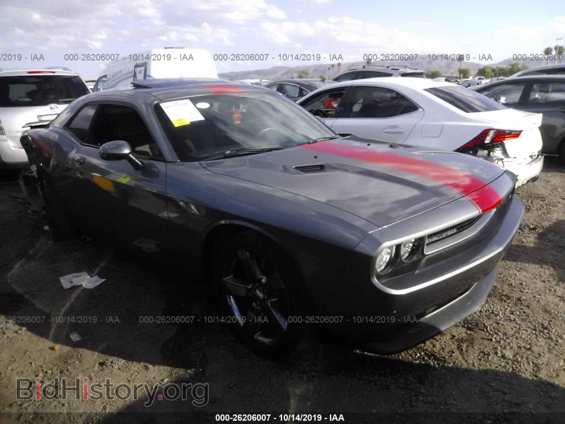 Фотография 2C3CDYAGXCH262379 - DODGE CHALLENGER 2012