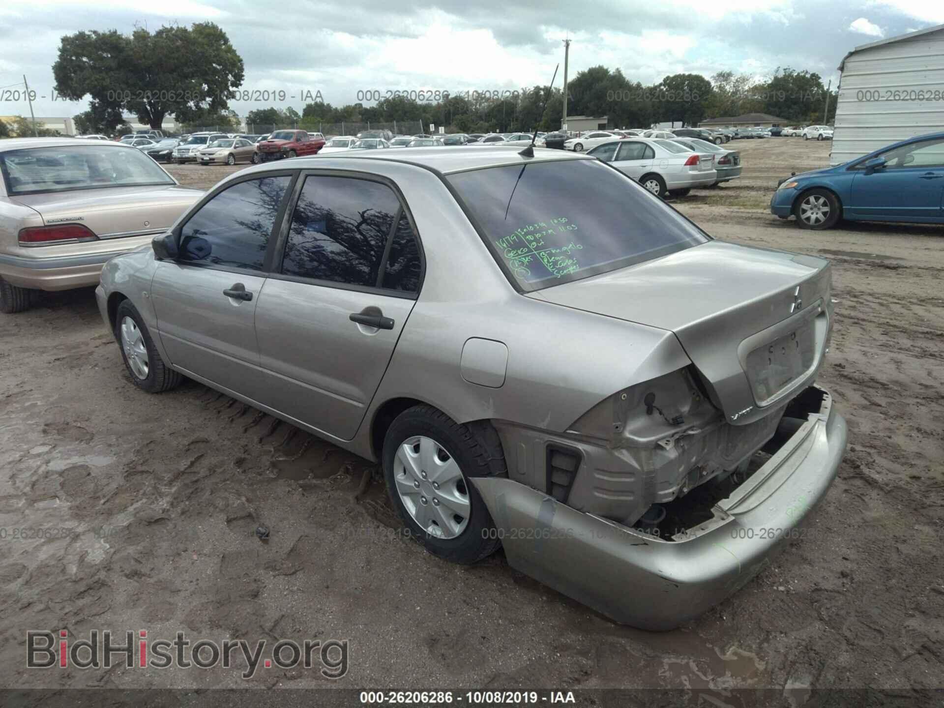 2004 MITSUBISHI LANCER - VIN: JA3AJ26E04U023890 - Фото 3