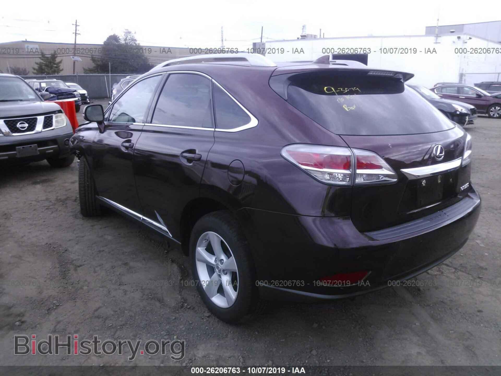 2015 LEXUS RX - VIN: 2T2BK1BA1FC341898 - Фото 3