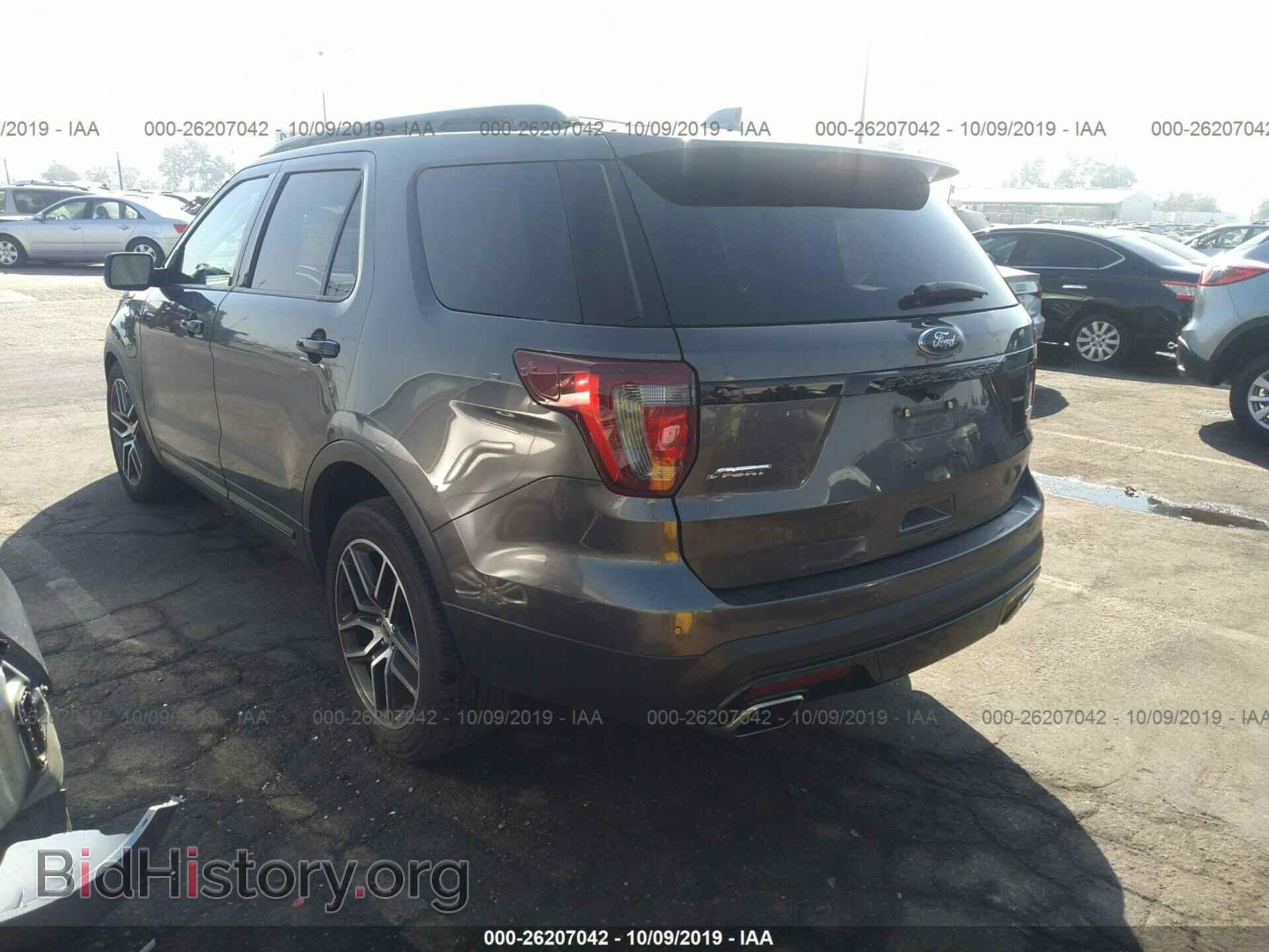 2016 FORD EXPLORER - VIN: 1FM5K8GT2GGC05282 - Фото 3