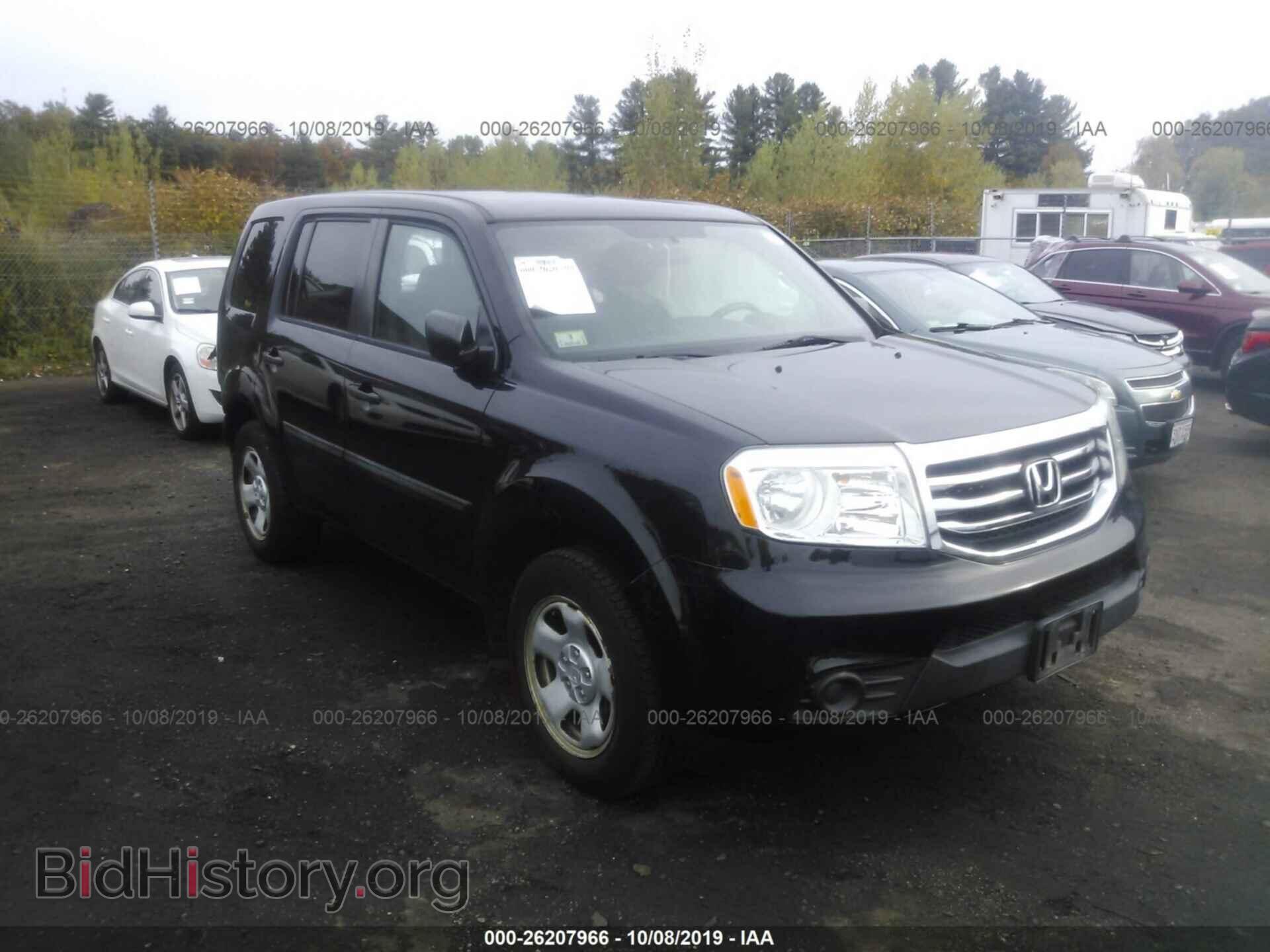 Photo 5FNYF4H24DB016174 - HONDA PILOT 2013