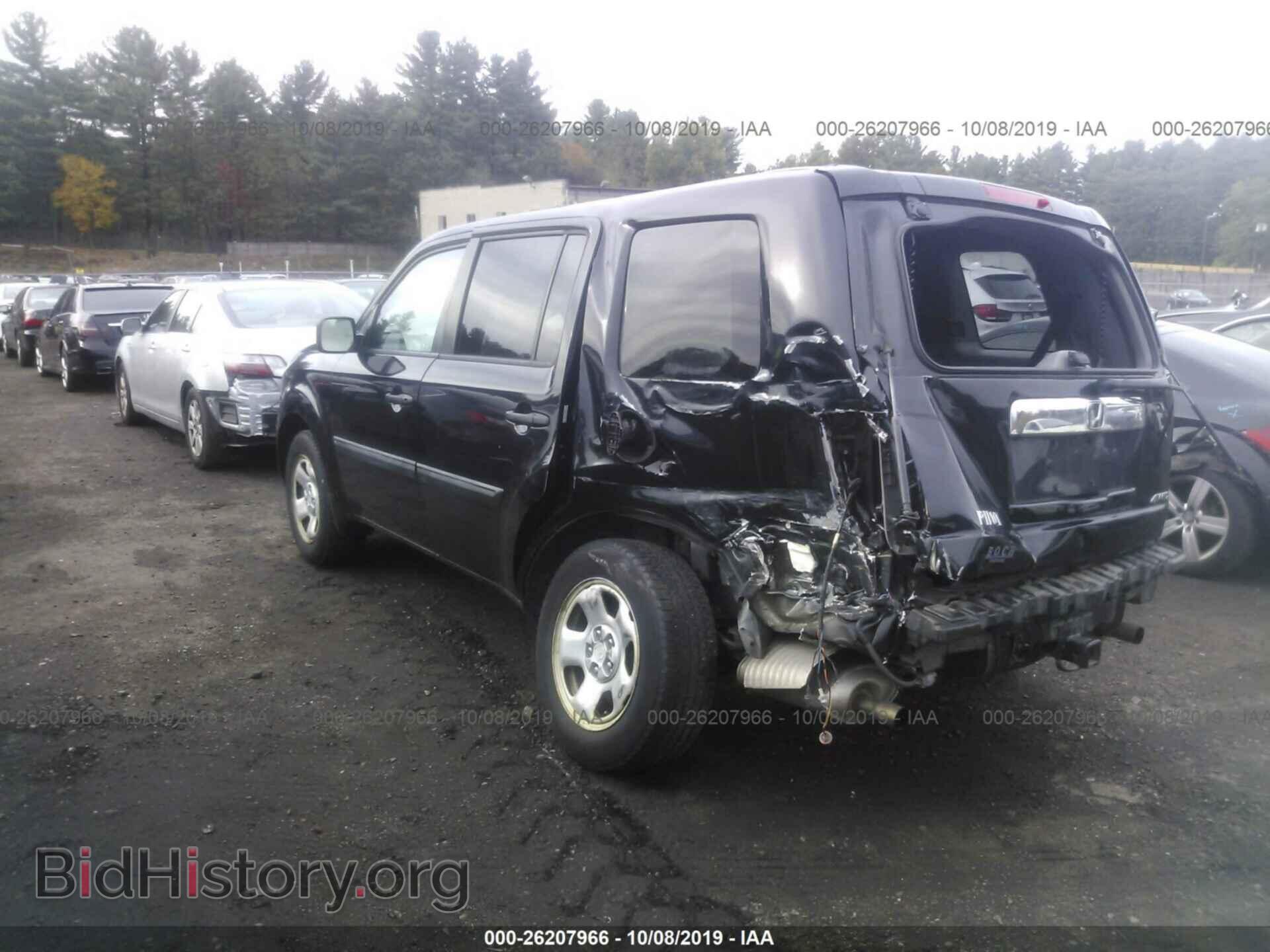 2013 HONDA PILOT - VIN: 5FNYF4H24DB016174 - Фото 3