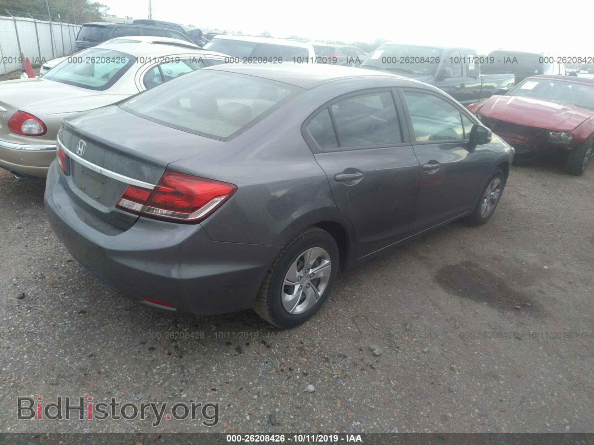 2013 HONDA CIVIC - VIN: 19XFB2F56DE014386 - Фото 4