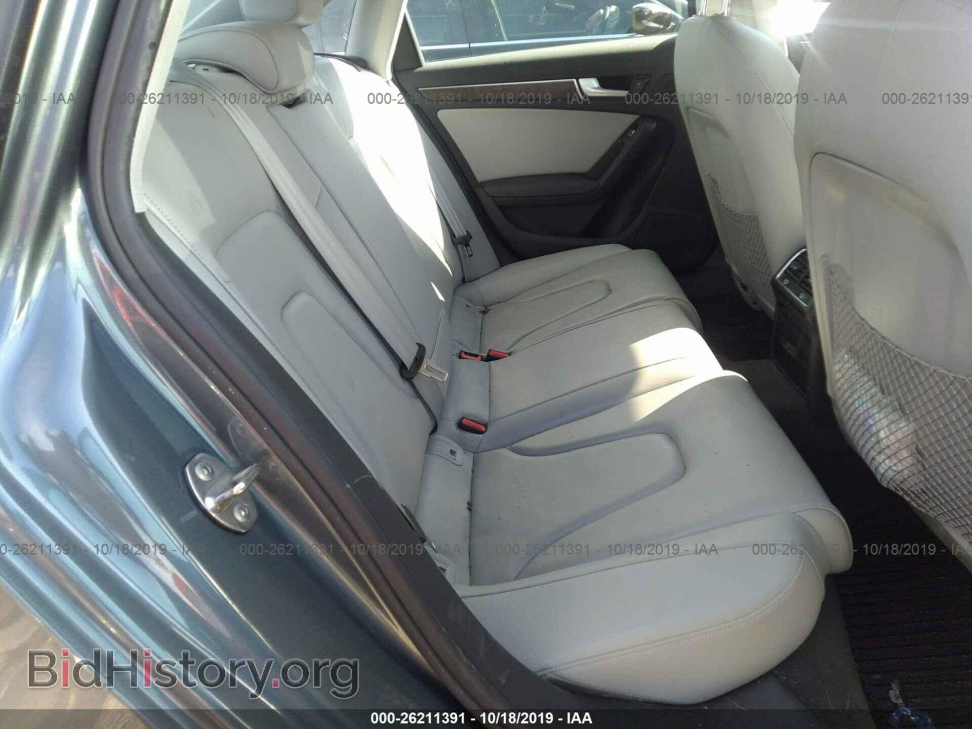 2013 AUDI A4 - VIN: WAUEFAFL0DN035462 - Photo 8