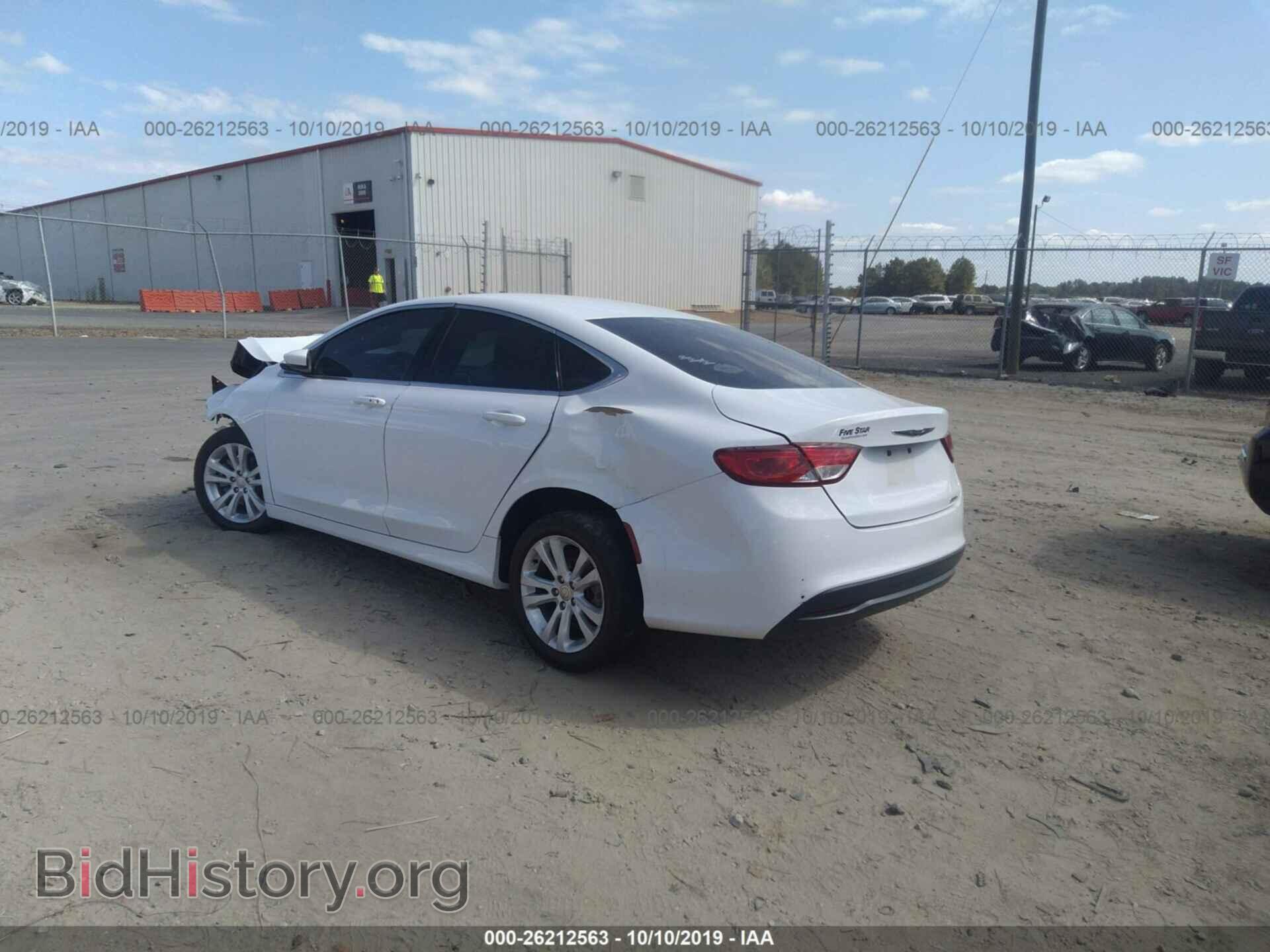 2016 CHRYSLER 200 - VIN: 1C3CCCFB2GN186219 - Фото 3