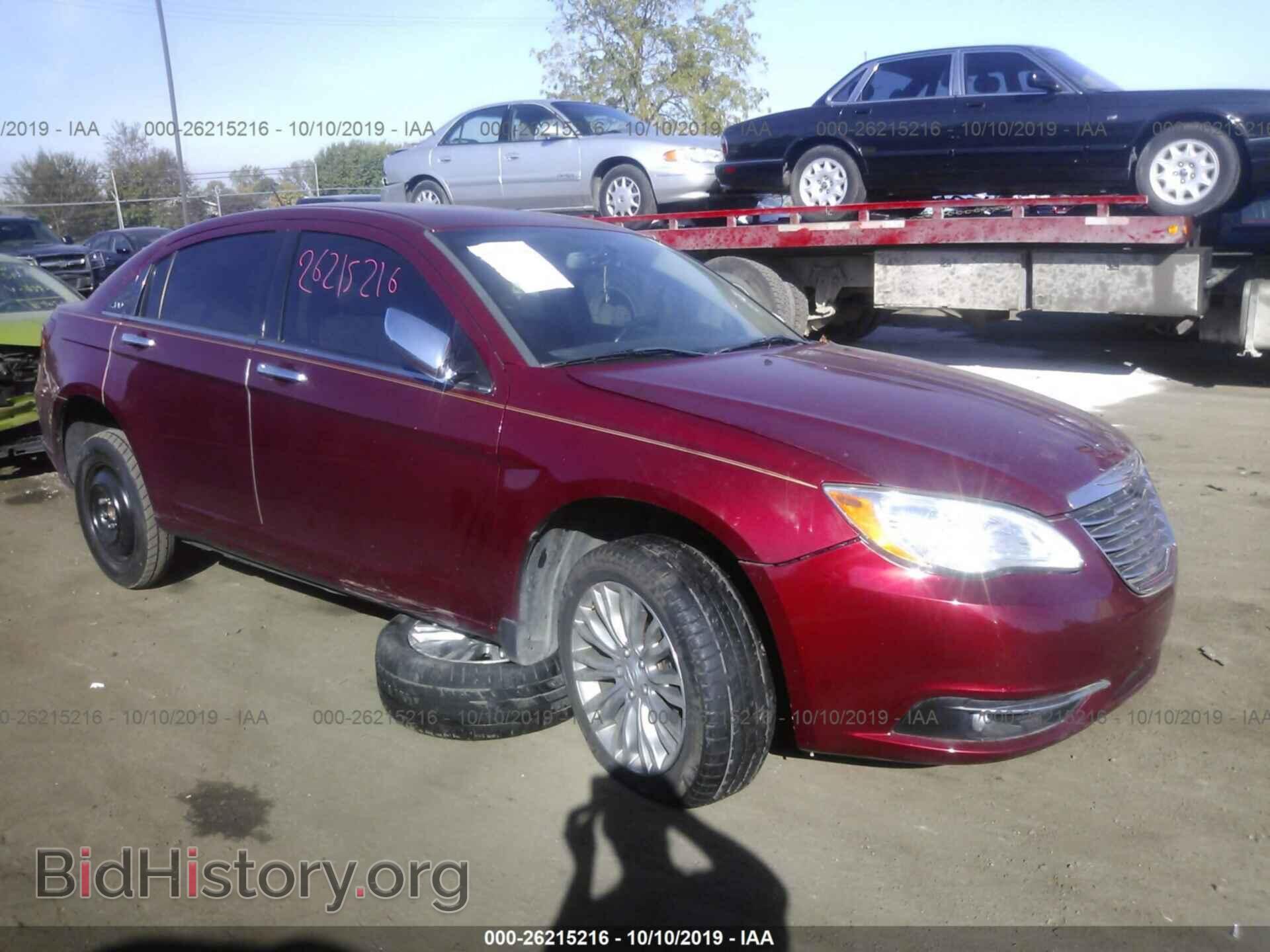 Photo 1C3CCBCB3CN277735 - CHRYSLER 200 2012