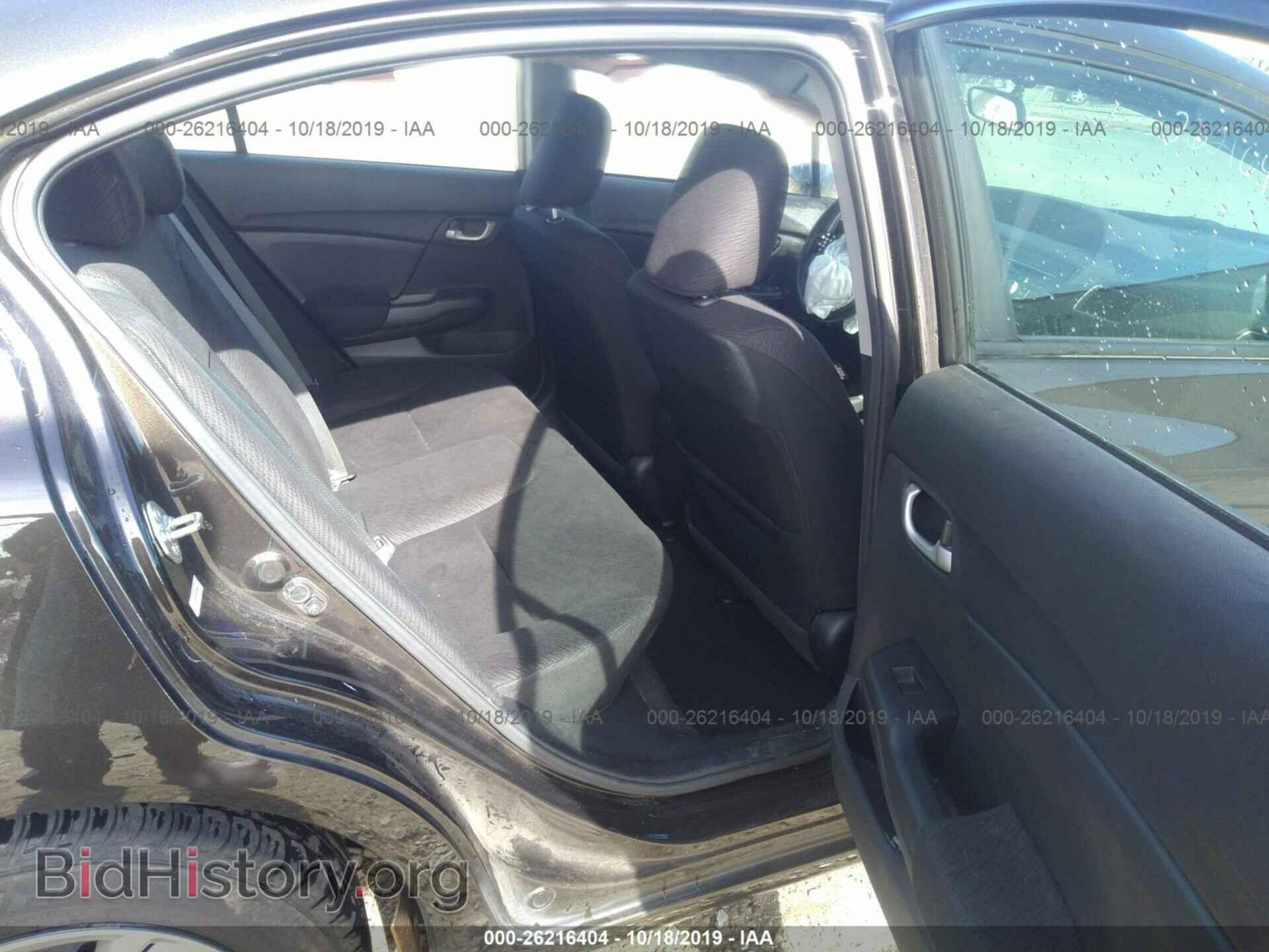 2013 HONDA CIVIC - VIN: 19XFB2F51DE017163 - Фото 8