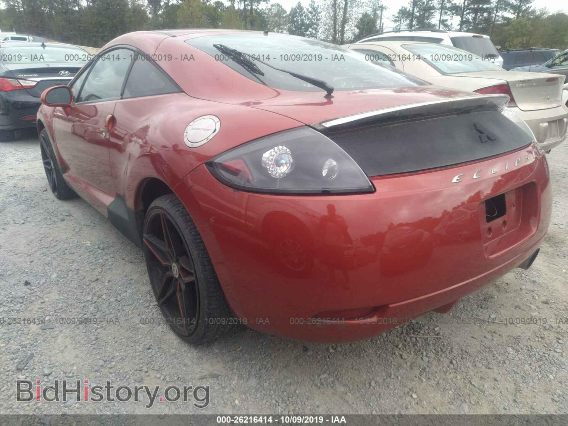 2006 MITSUBISHI ECLIPSE - VIN: 4A3AK34T76E014426 - Фото 3