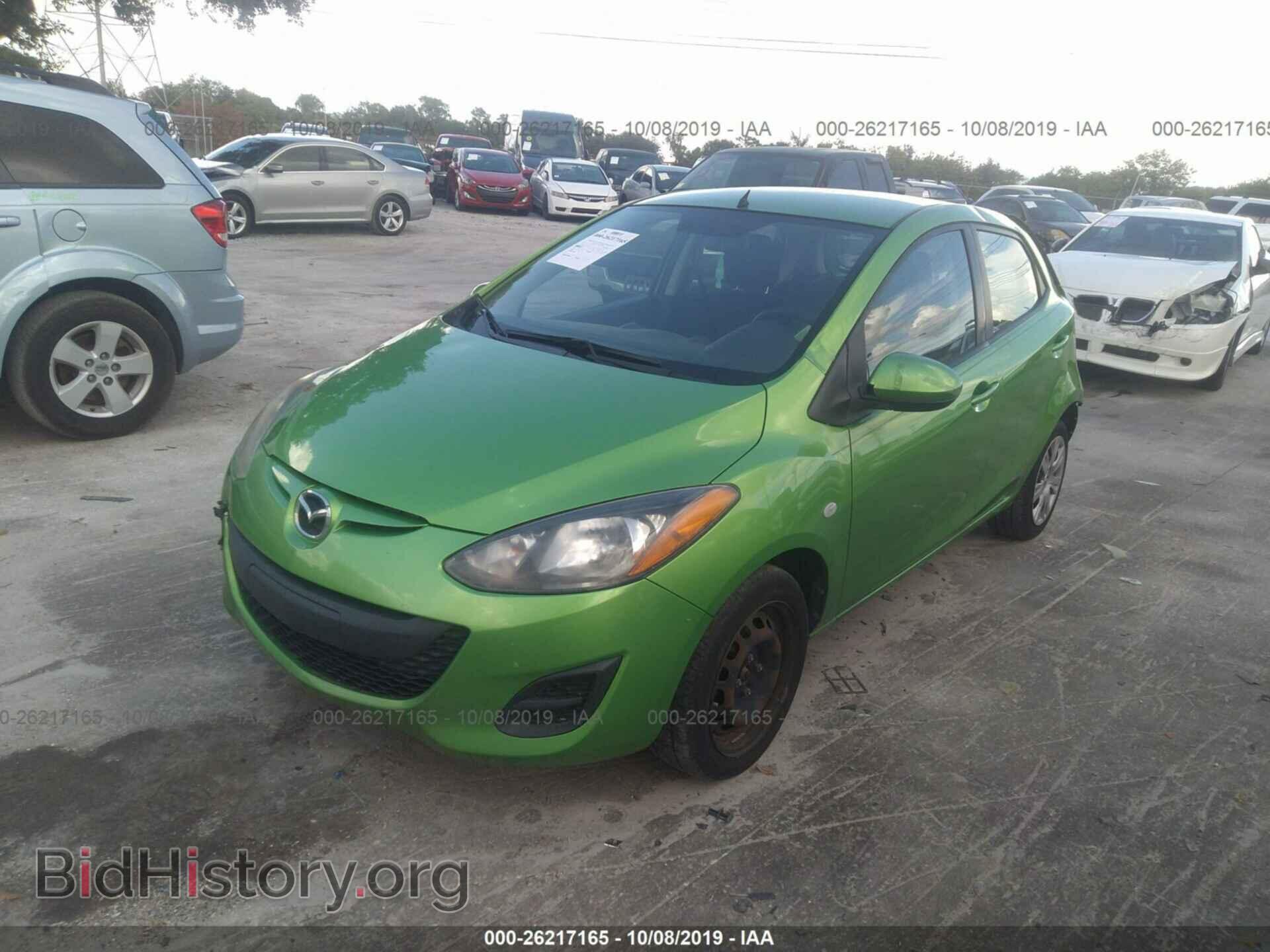 2013 MAZDA MAZDA2 - VIN: JM1DE1KY5D0152843 - Фото 2