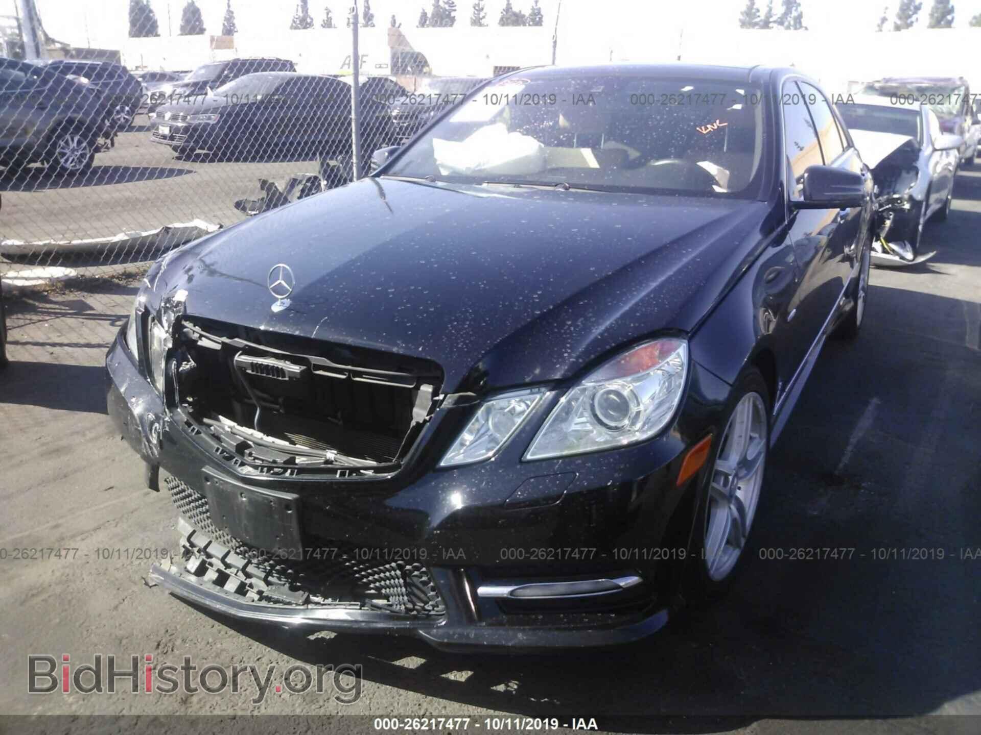 2012 MERCEDES-BENZ E - VIN: WDDHF5KB6CA606226 - Фото 2