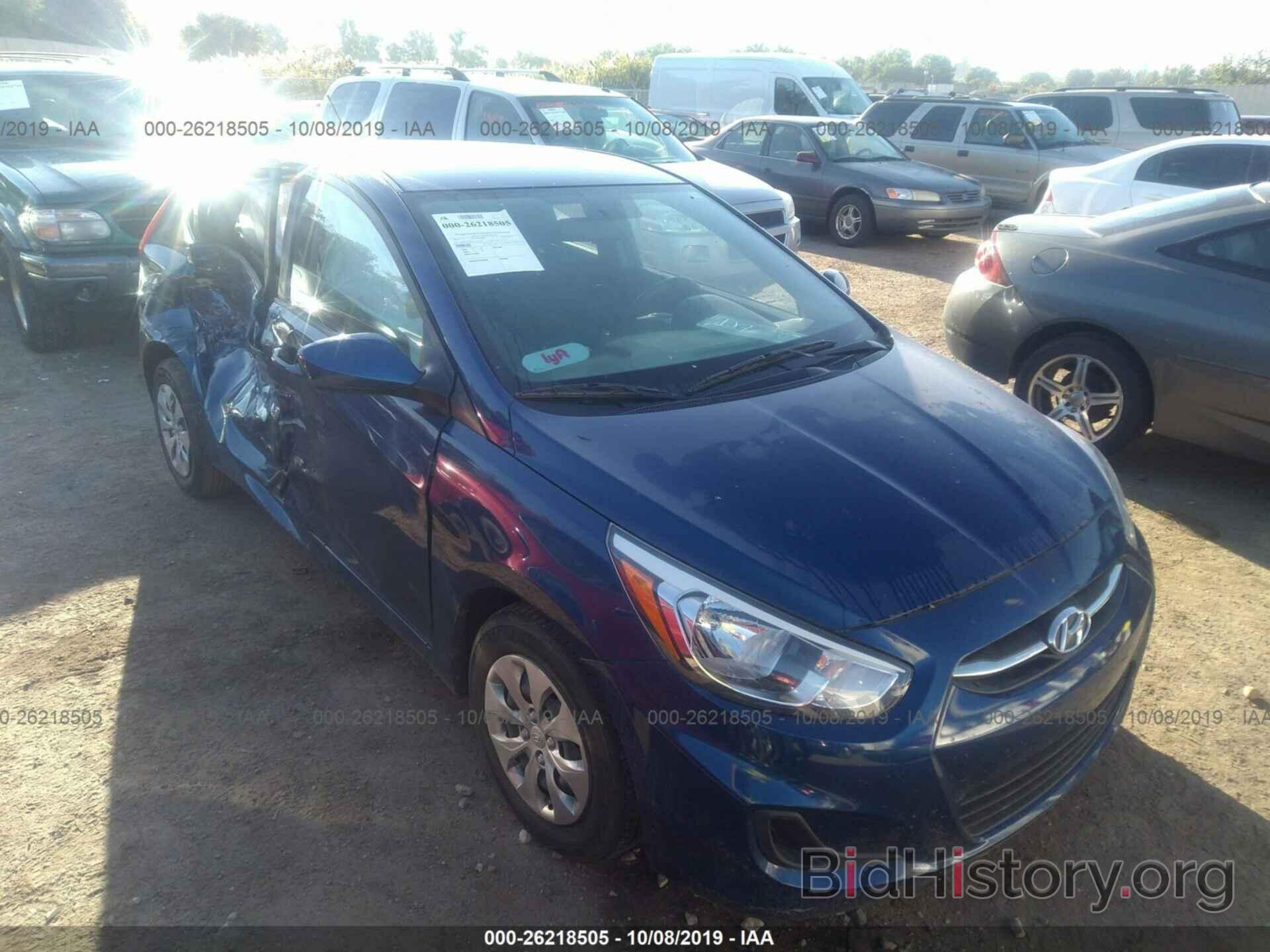 Photo KMHCT5AE2HU316446 - HYUNDAI ACCENT 2017