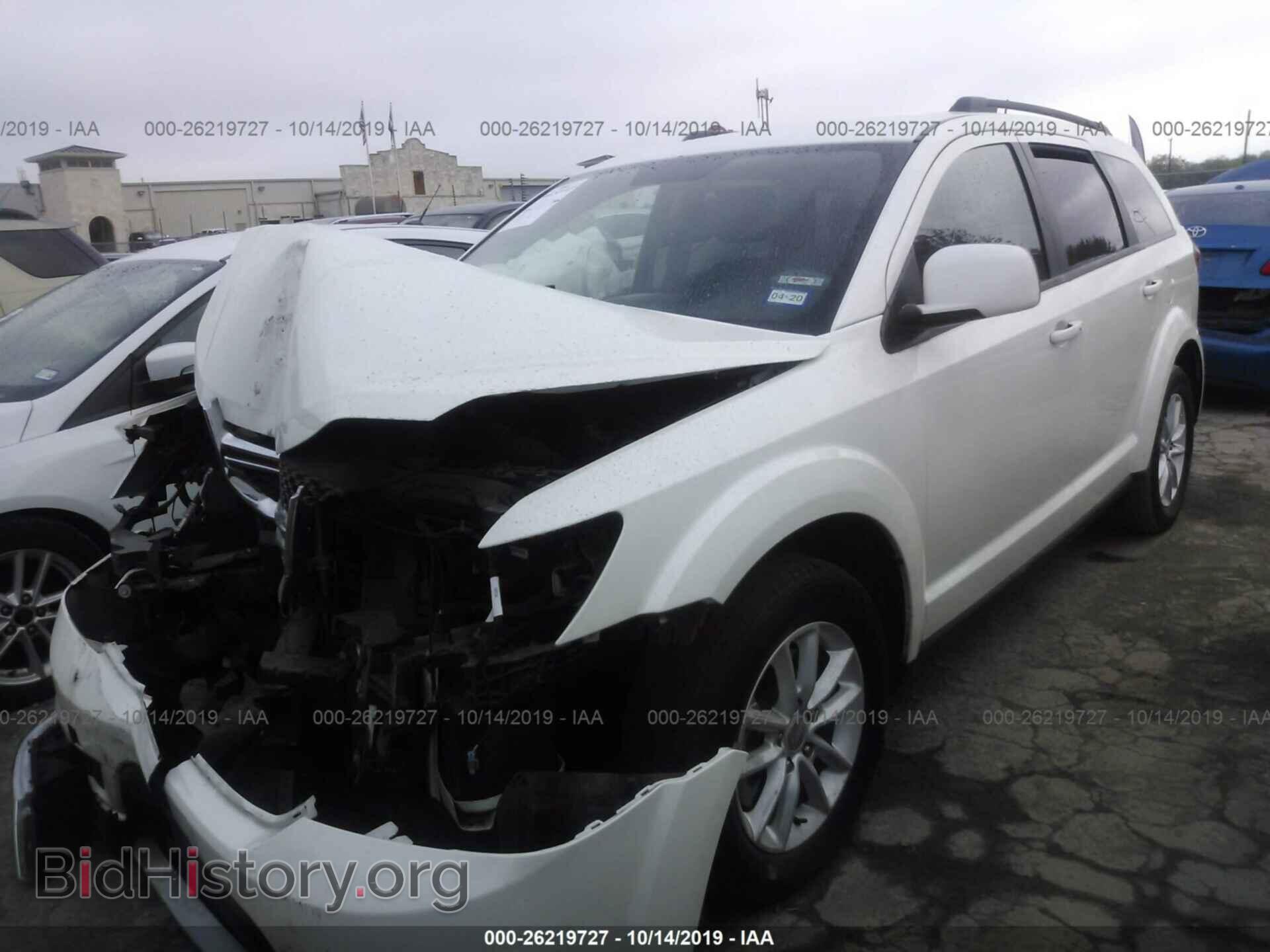 2016 DODGE JOURNEY - VIN: 3C4PDCBB1GT186437 - Фото 2