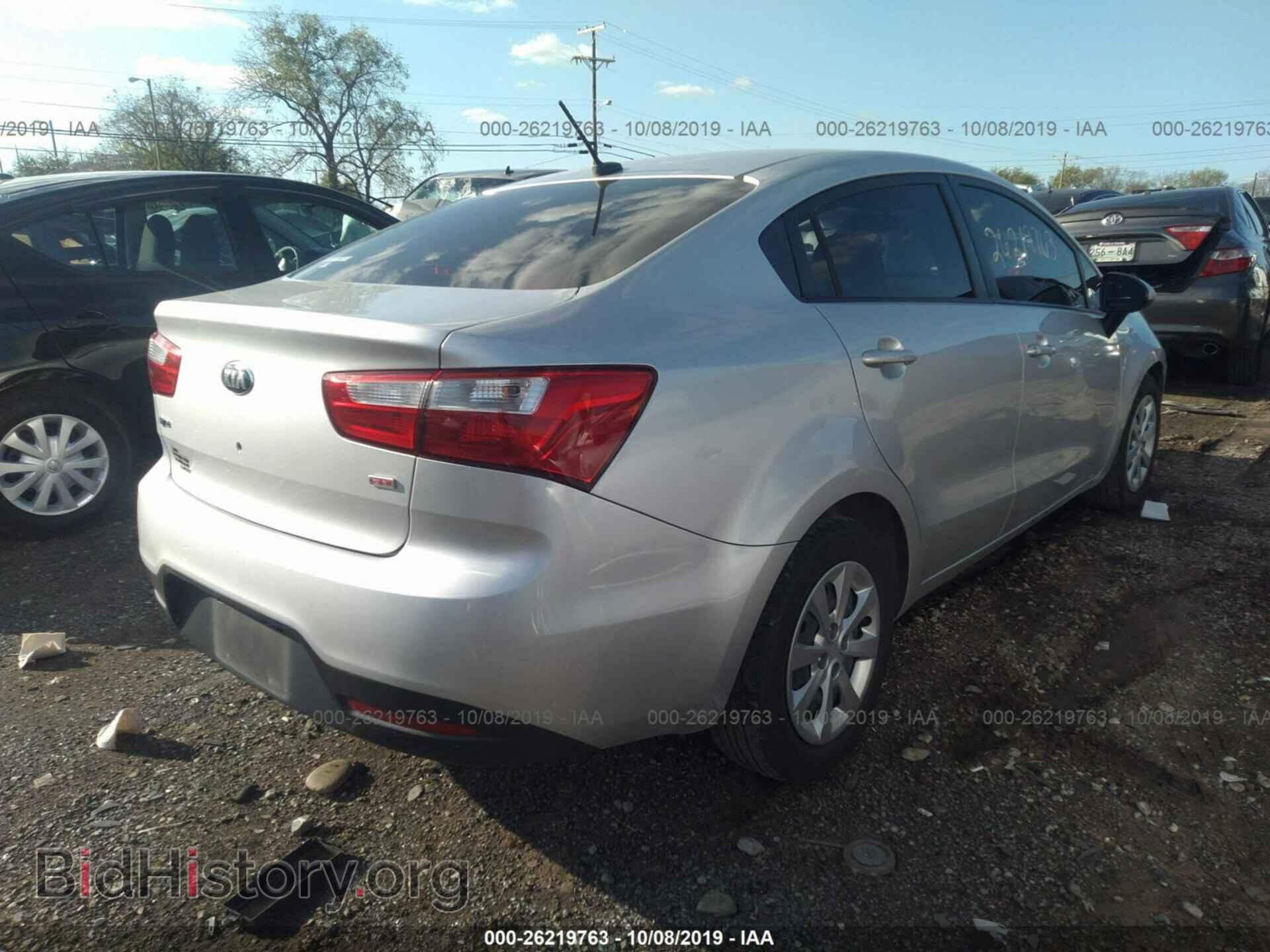 2014 KIA RIO - VIN: KNADM4A38E6406874 - Фото 4