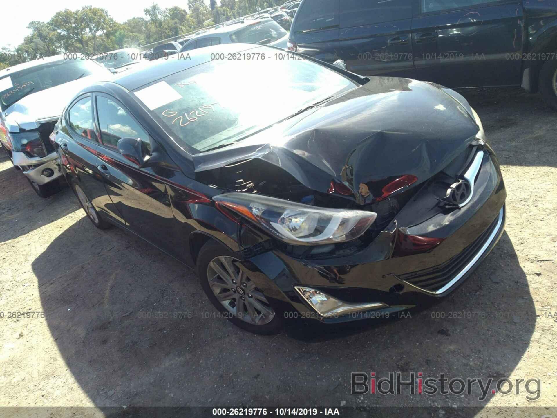 Photo KMHDH4AEXEU065123 - HYUNDAI ELANTRA 2014