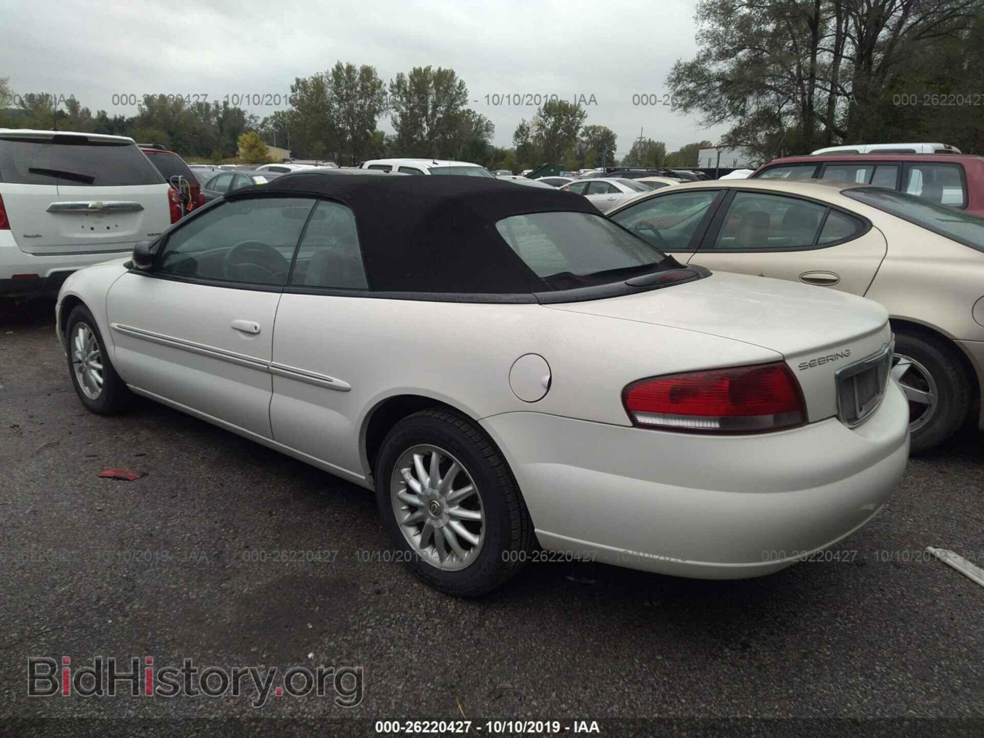 2002 CHRYSLER SEBRING - VIN: 1C3EL55R22N151806 - Фото 3