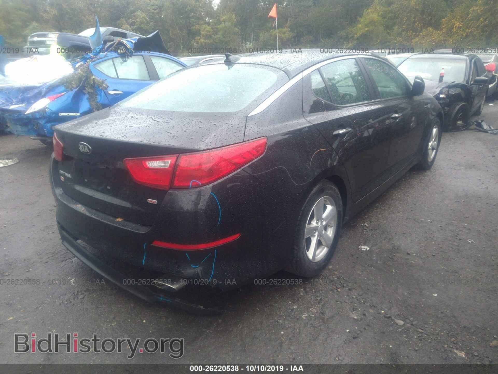 2015 KIA OPTIMA - VIN: KNAGM4A78F5663993 - Photo 4