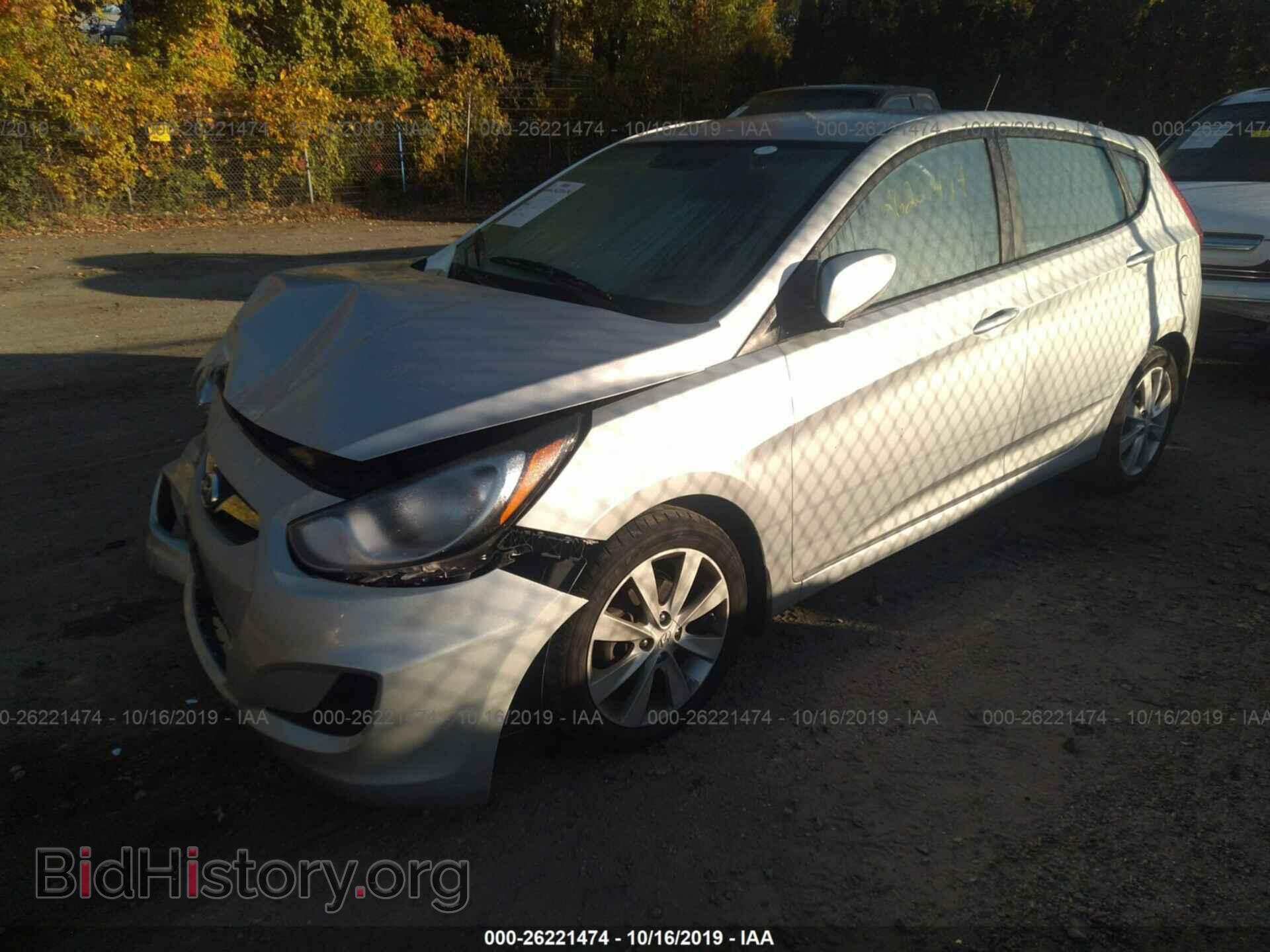 2012 HYUNDAI ACCENT - VIN: KMHCU5AE0CU032240 - Фото 2