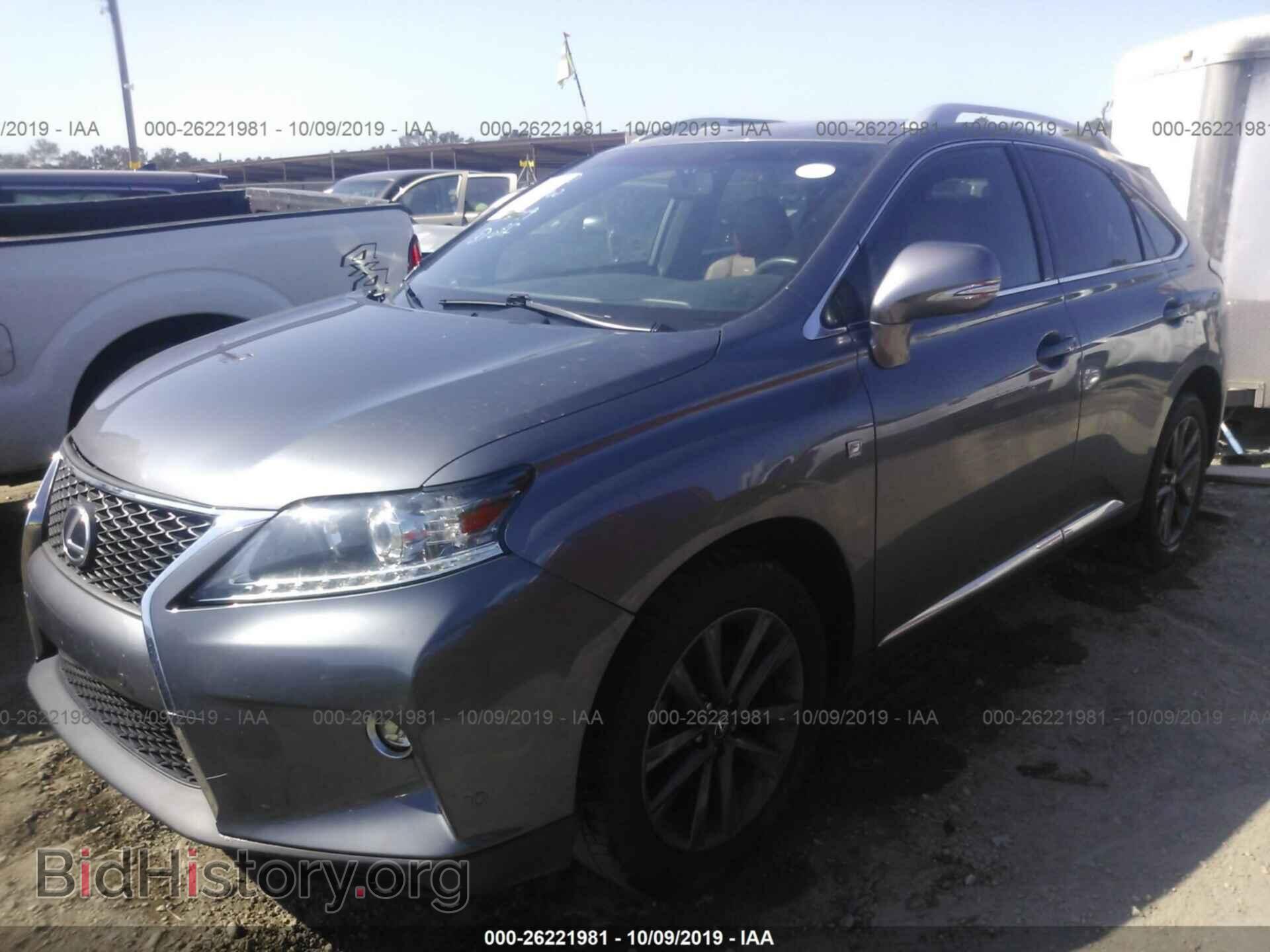 2015 LEXUS RX - VIN: 2T2BK1BA7FC336530 - Фото 2