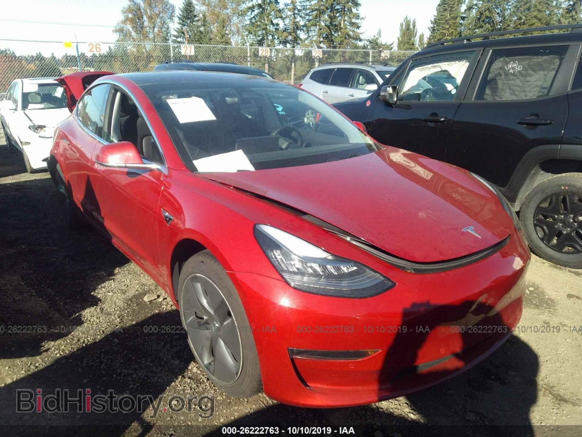 Photo 5YJ3E1EA4JF040350 - TESLA MODEL 3 2018
