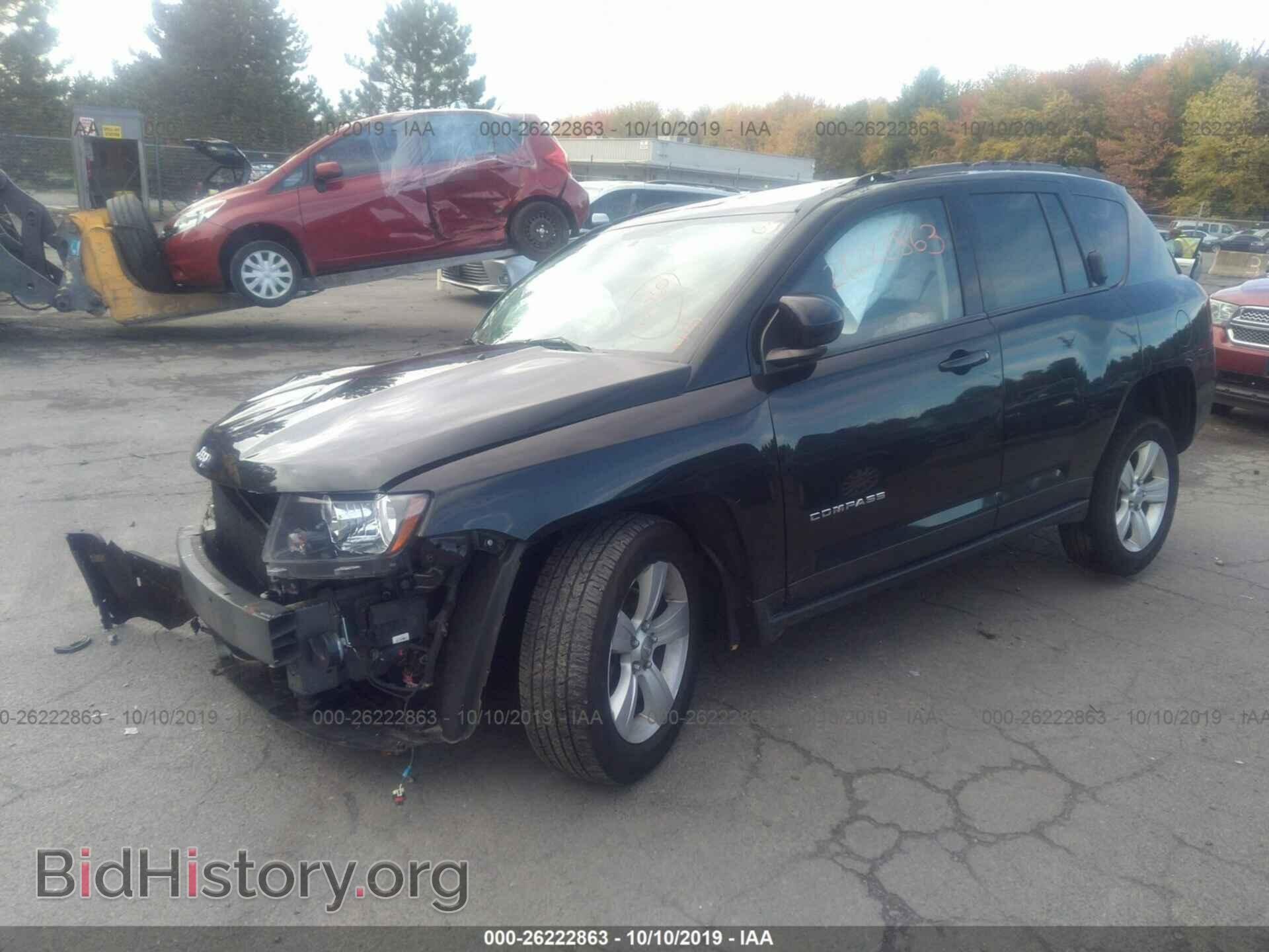 2014 JEEP COMPASS - VIN: 1C4NJDEB8ED820475 - Фото 2