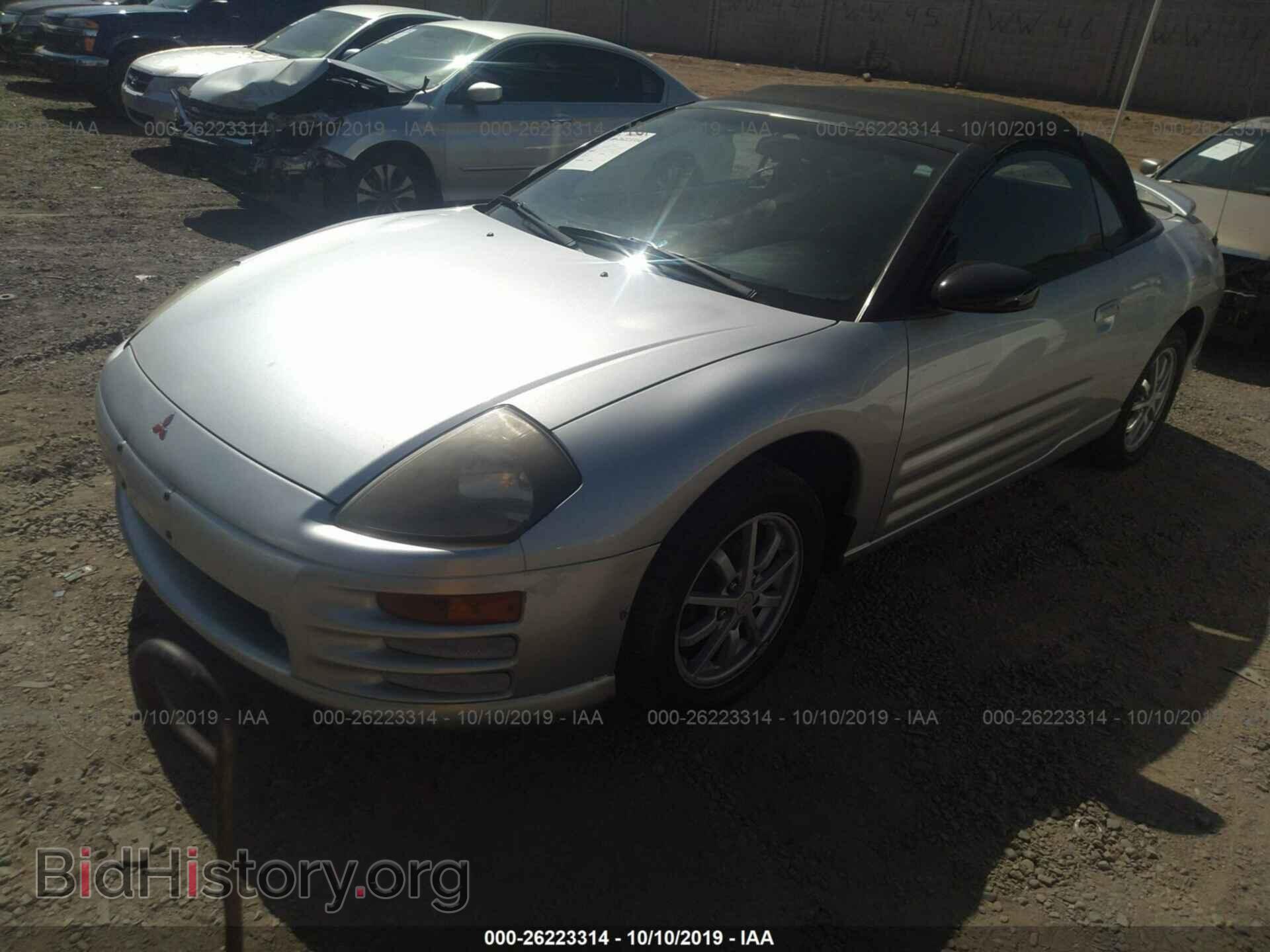 2001 MITSUBISHI ECLIPSE - VIN: 4A3AE35G21E008681 - Фото 2